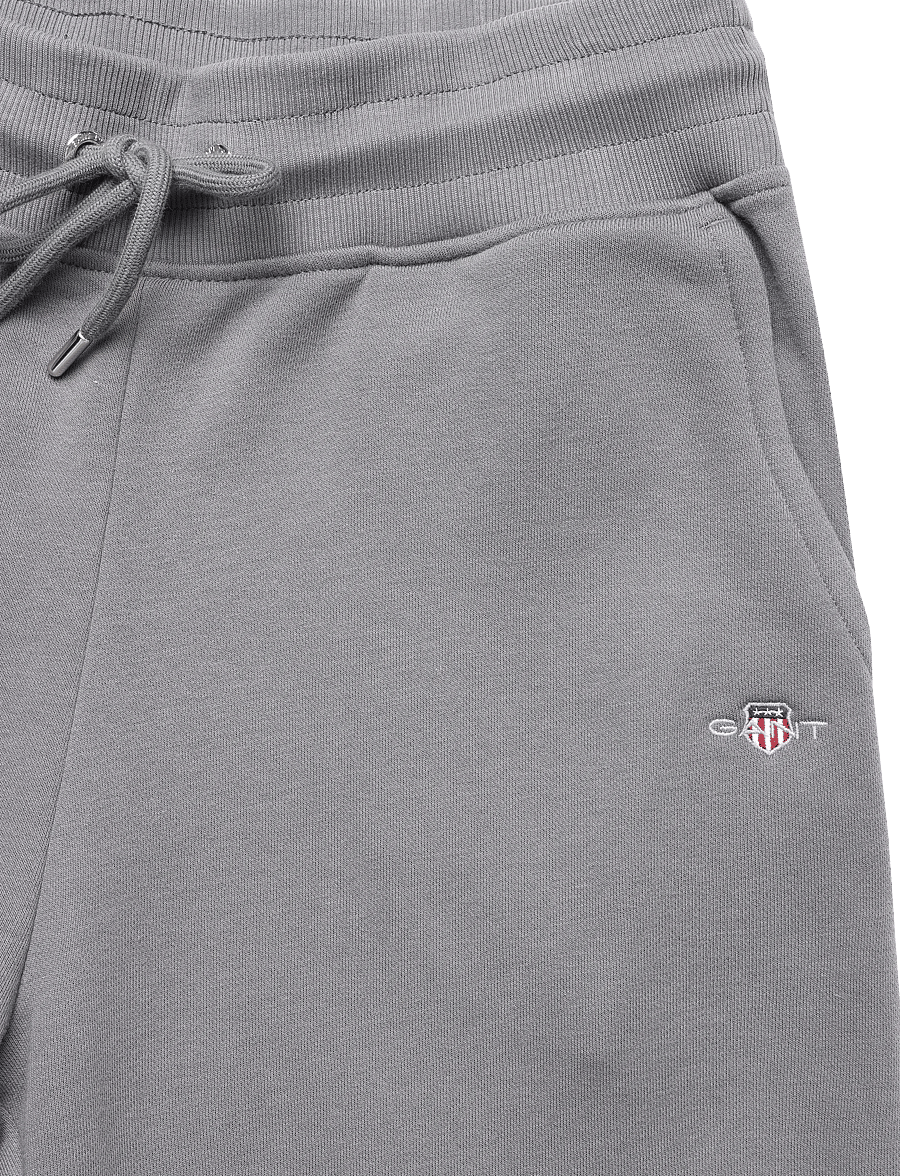 Gant - REG SHIELD SWEATPANTS - shoppa efter tillfälle - mid grey - 2