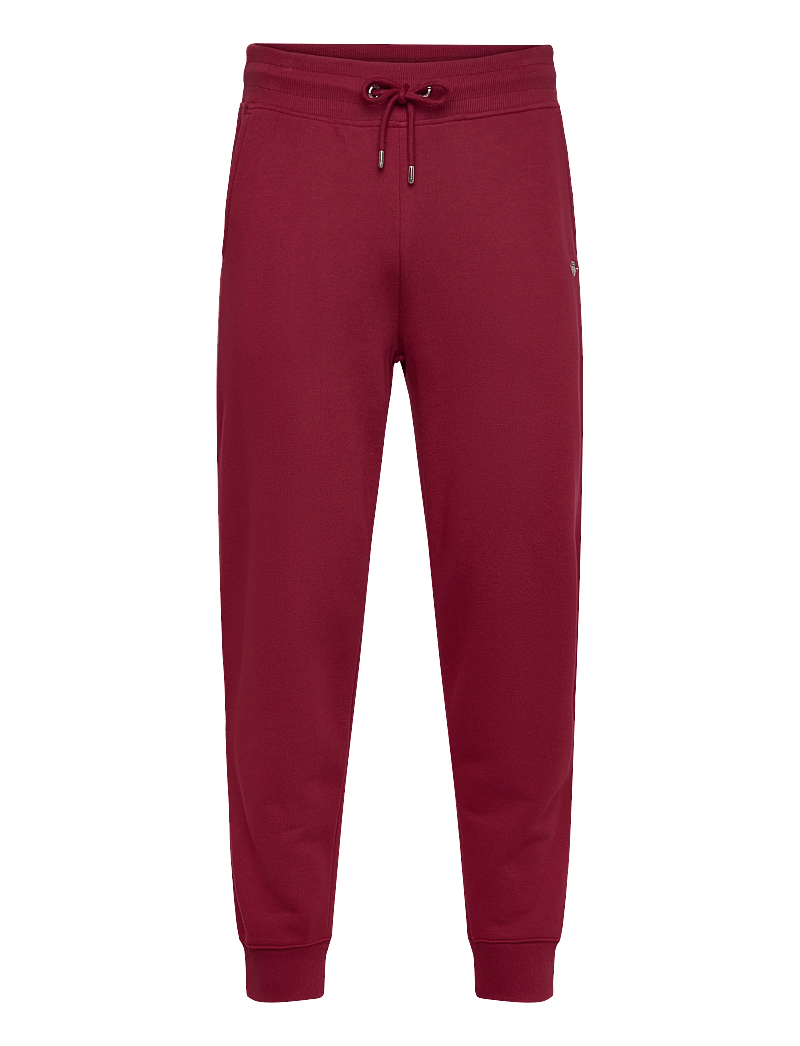 GANT - REG SHIELD SWEATPANTS - shop efter anledning - plumped red - 0