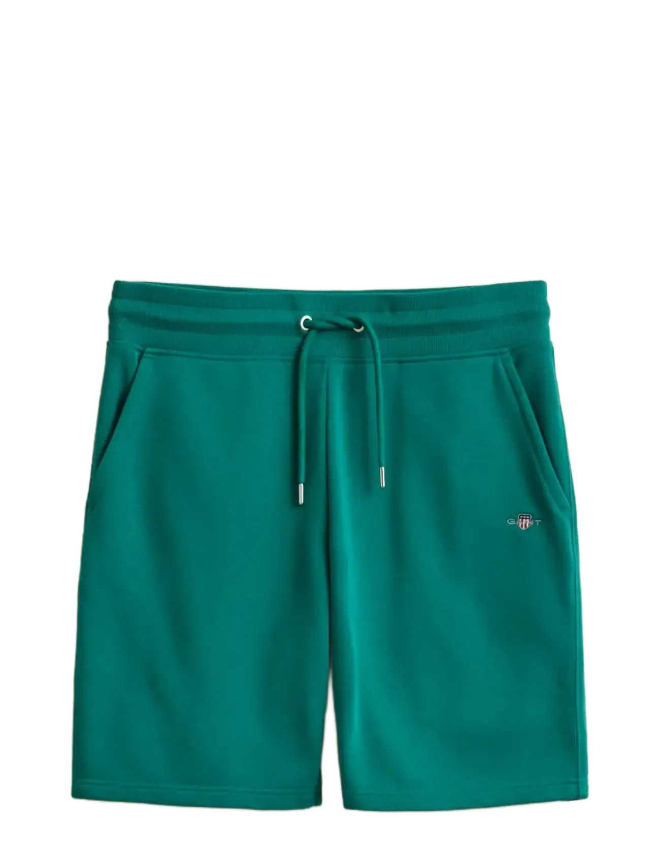 Gant REG SHIELD SWEAT SHORTS - Shorts - DRY HERB GREEN / green