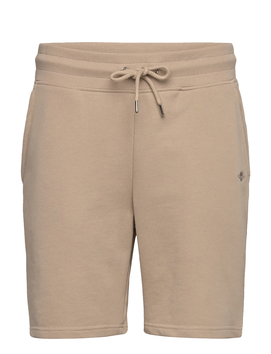 Gant - REG SHIELD SWEAT SHORTS - collegeshortsit - dry sand - 1