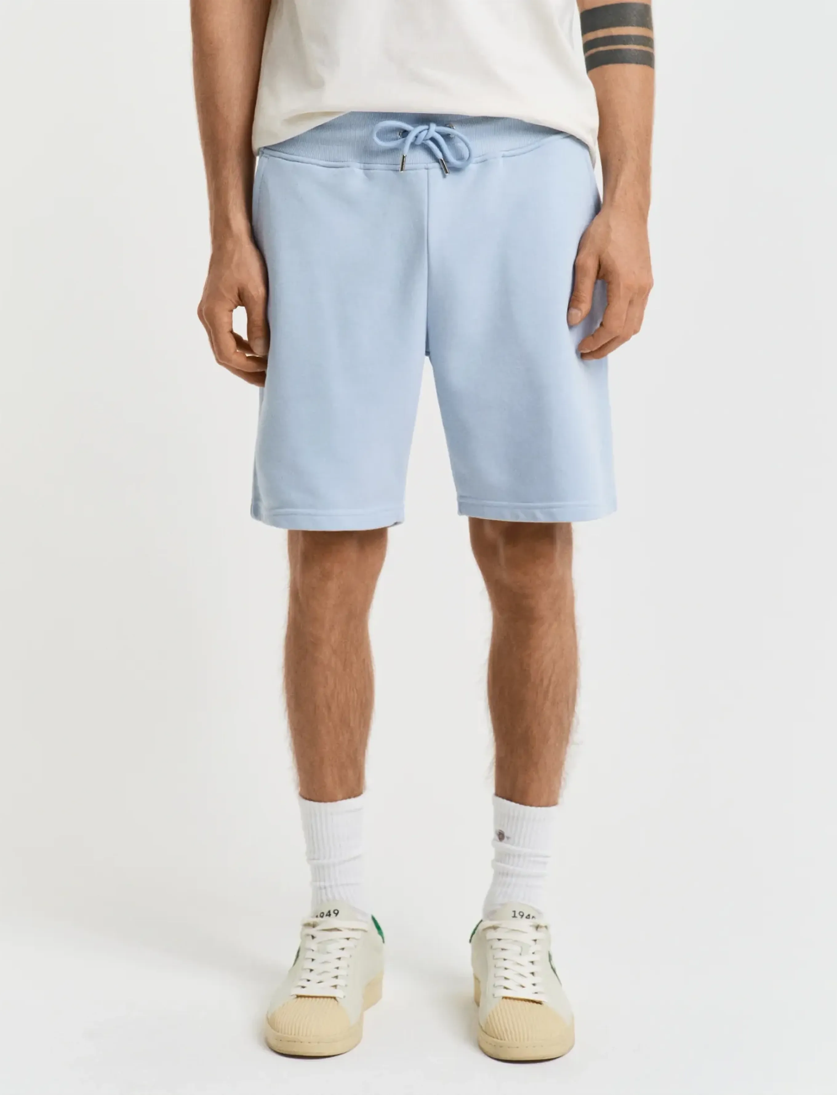 Gant Reg Shield Sweat Shorts, XL, Blue, Shorts > Svedeshorts, Herre