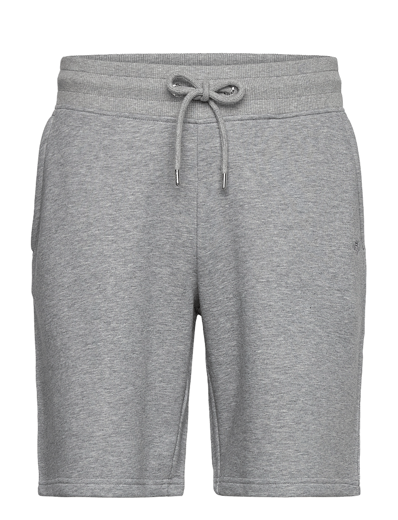 GANT - REG SHIELD SWEAT SHORTS - lühikesed dressipüksid - grey melange - 0