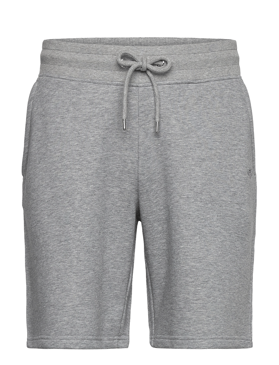 Gant - REG SHIELD SWEAT SHORTS - sweat shorts - grey melange - 0