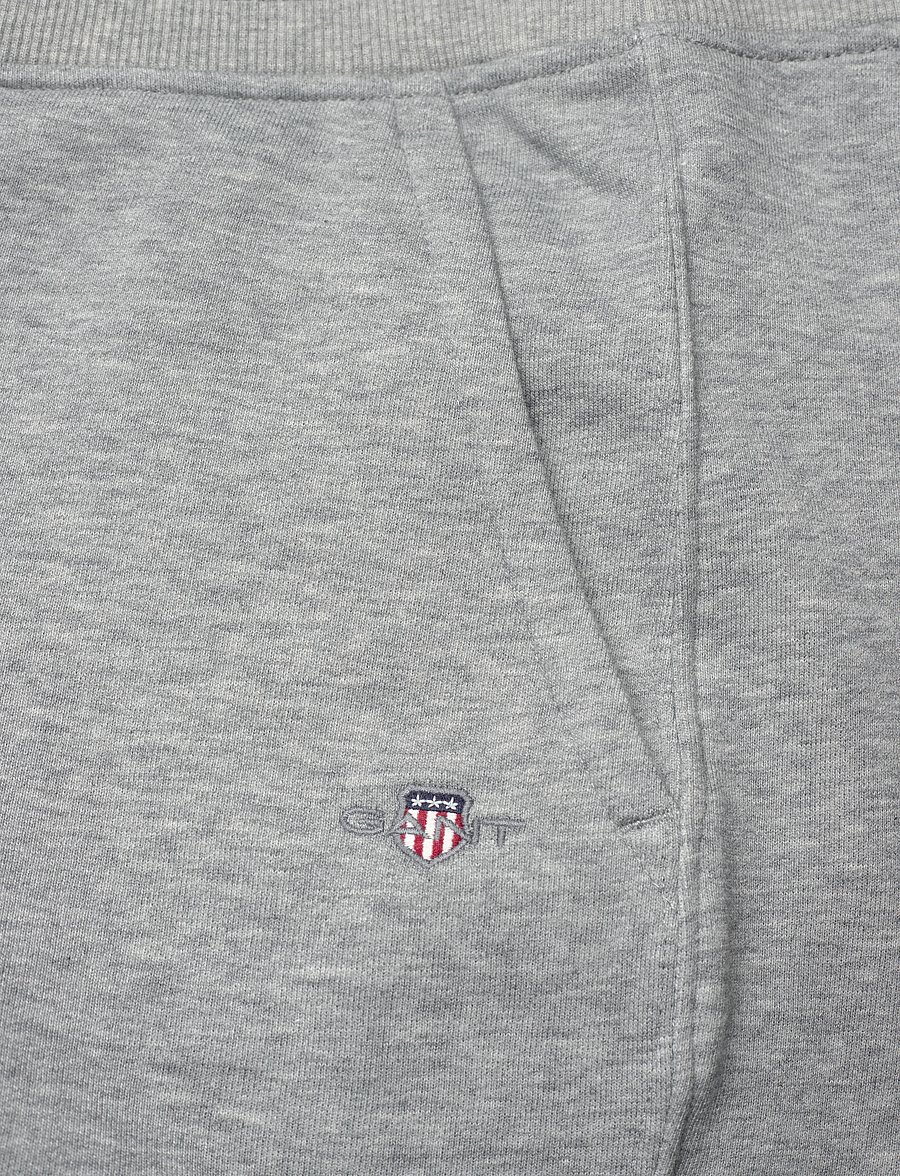 Gant - REG SHIELD SWEAT SHORTS - sweat shorts - grey melange - 2