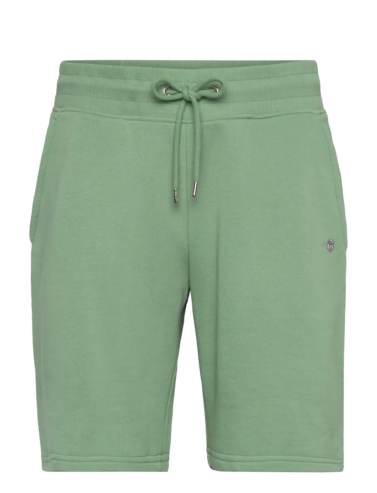 Gant REG SHIELD SWEAT SHORTS - Shorts - KALAMATA GREEN / green