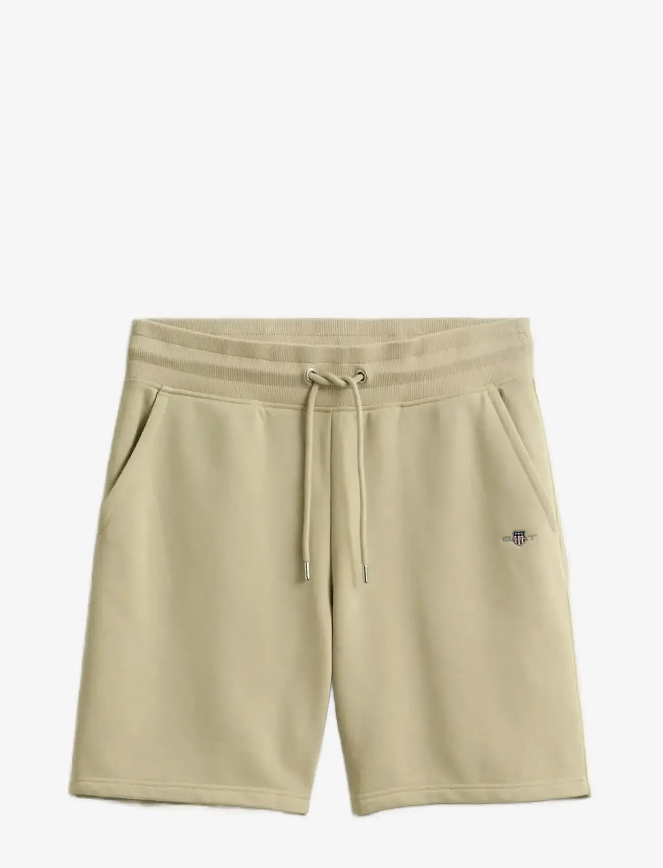 GANT - REG SHIELD SWEAT SHORTS - sweatshorts - oat beige - 1