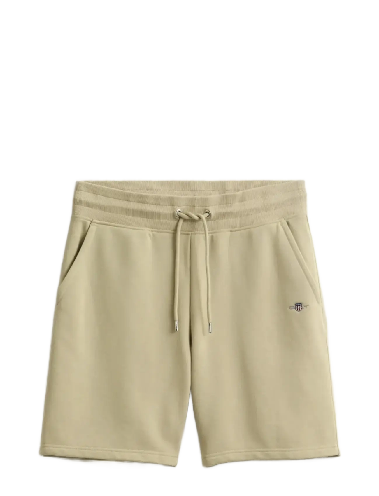 GANT REG SHIELD SWEAT SHORTS - Shorts - OAT BEIGE / beige