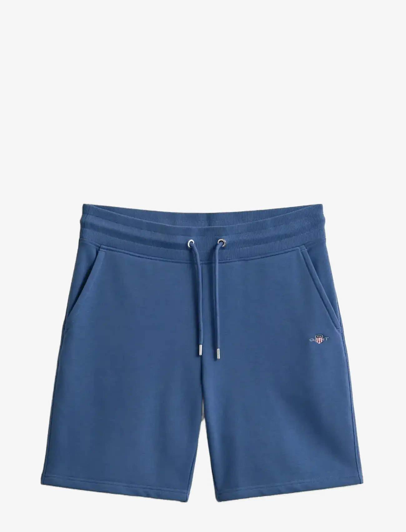 Gant - REG SHIELD SWEAT SHORTS - sweatshorts - vintage blue - 1