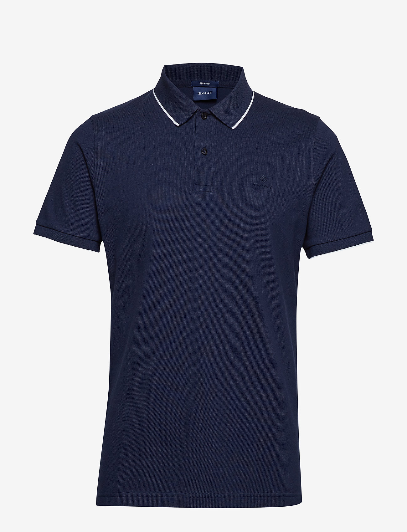 GANT - D1. TP PIQUE SS RUGGER - evening blue - 0