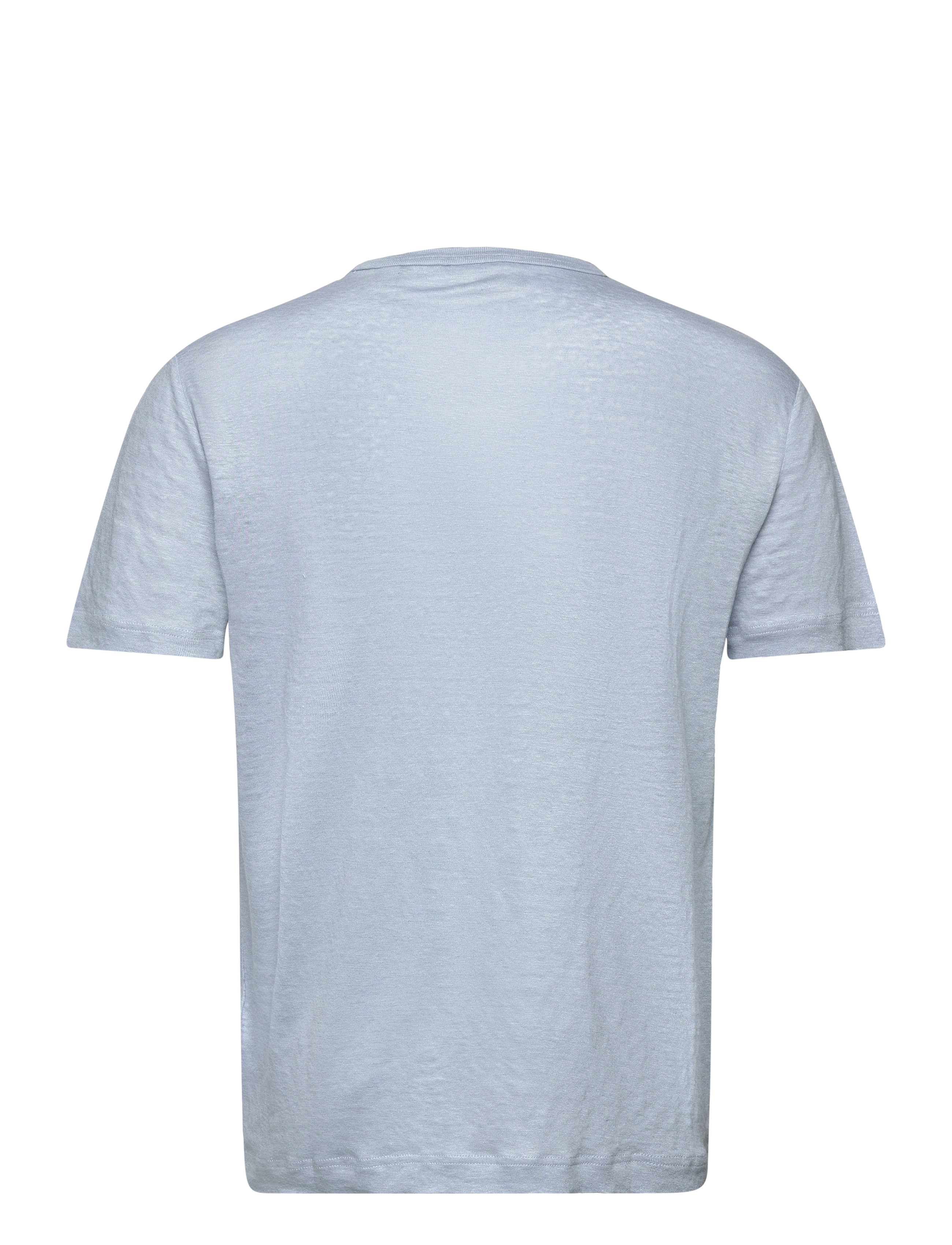 GANT - LINEN SS T-SHIRT - dove blue - 1