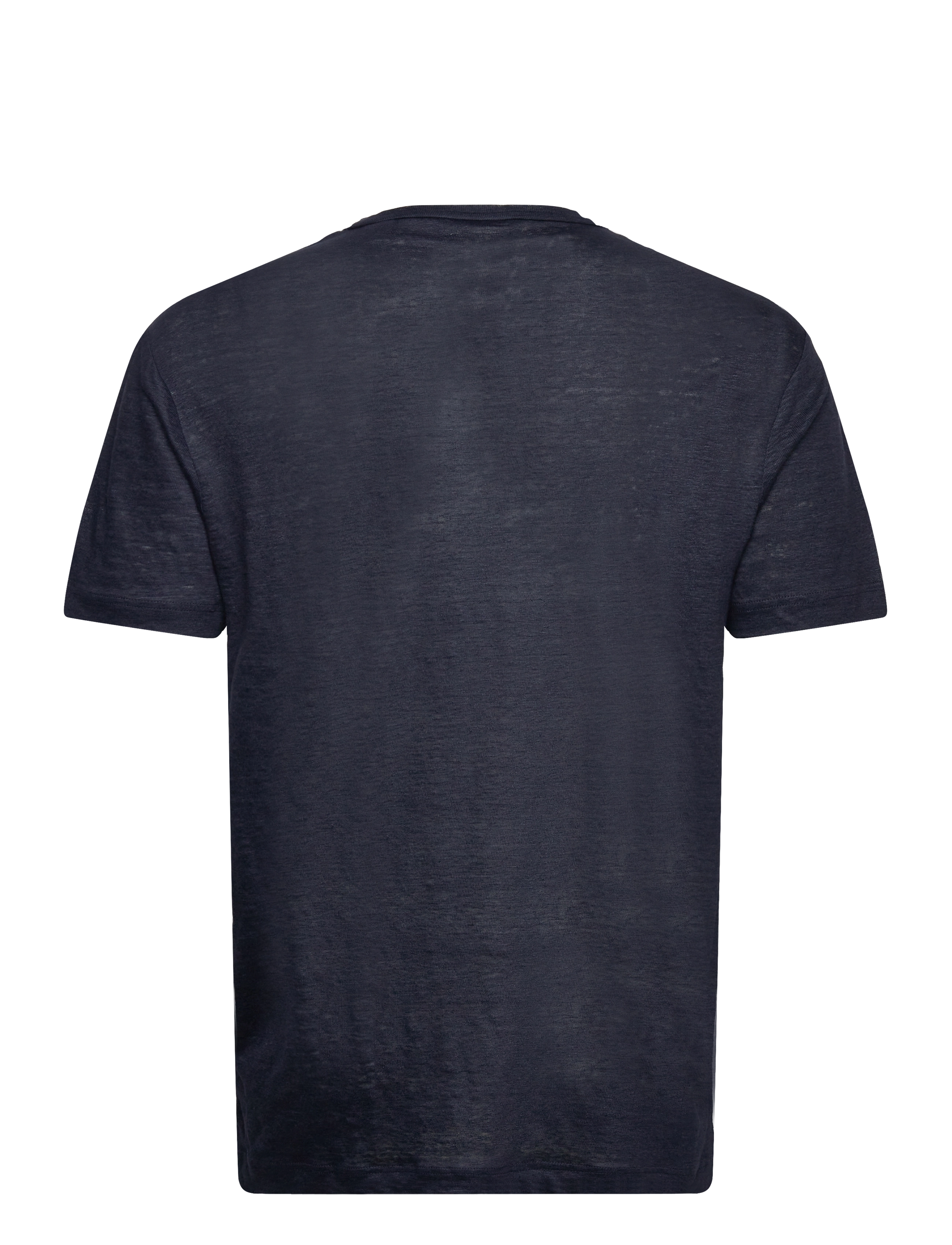 GANT - LINEN SS T-SHIRT - evening blue - 1
