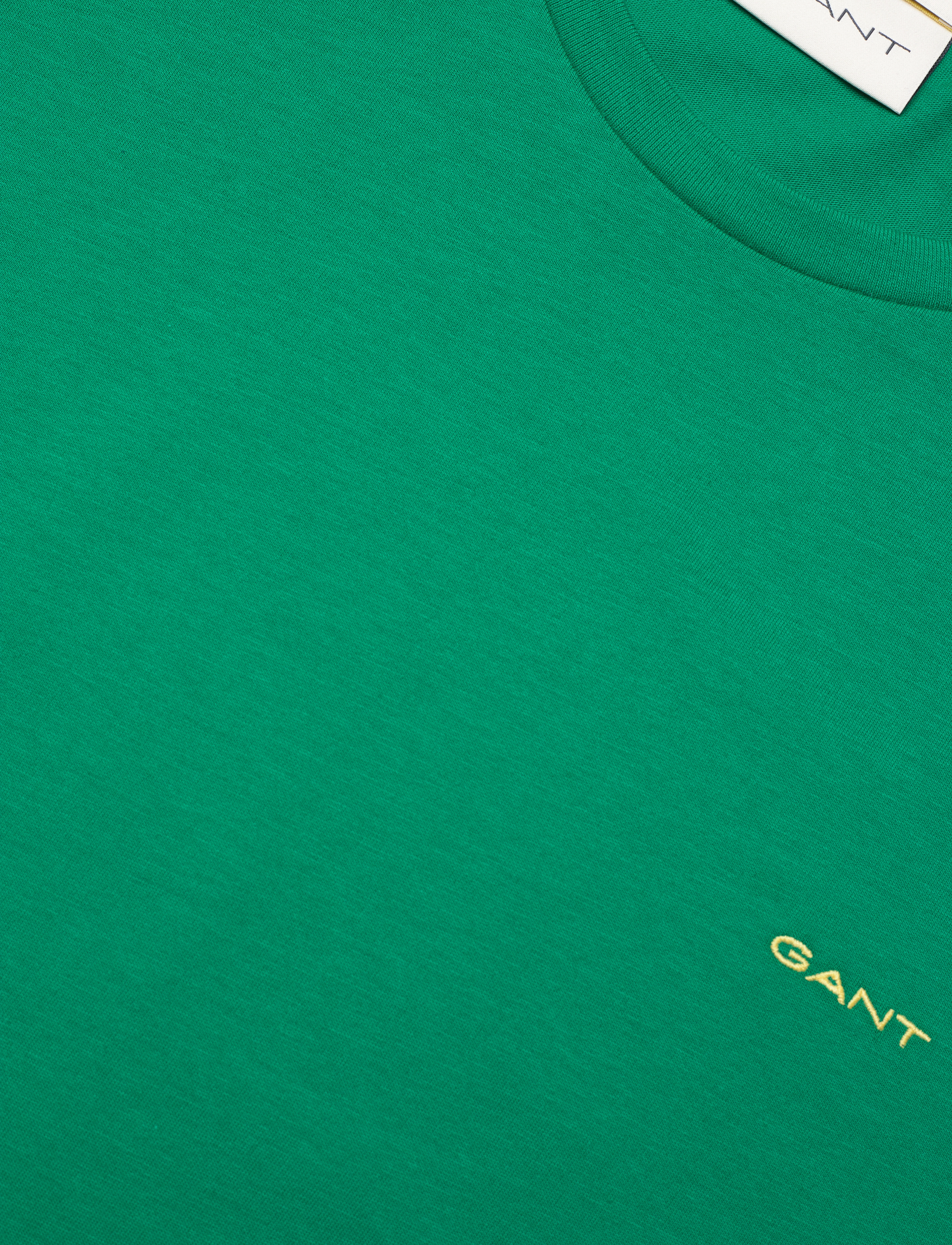 Gant - CONTRAST LOGO SS T-SHIRT - deep green - 2