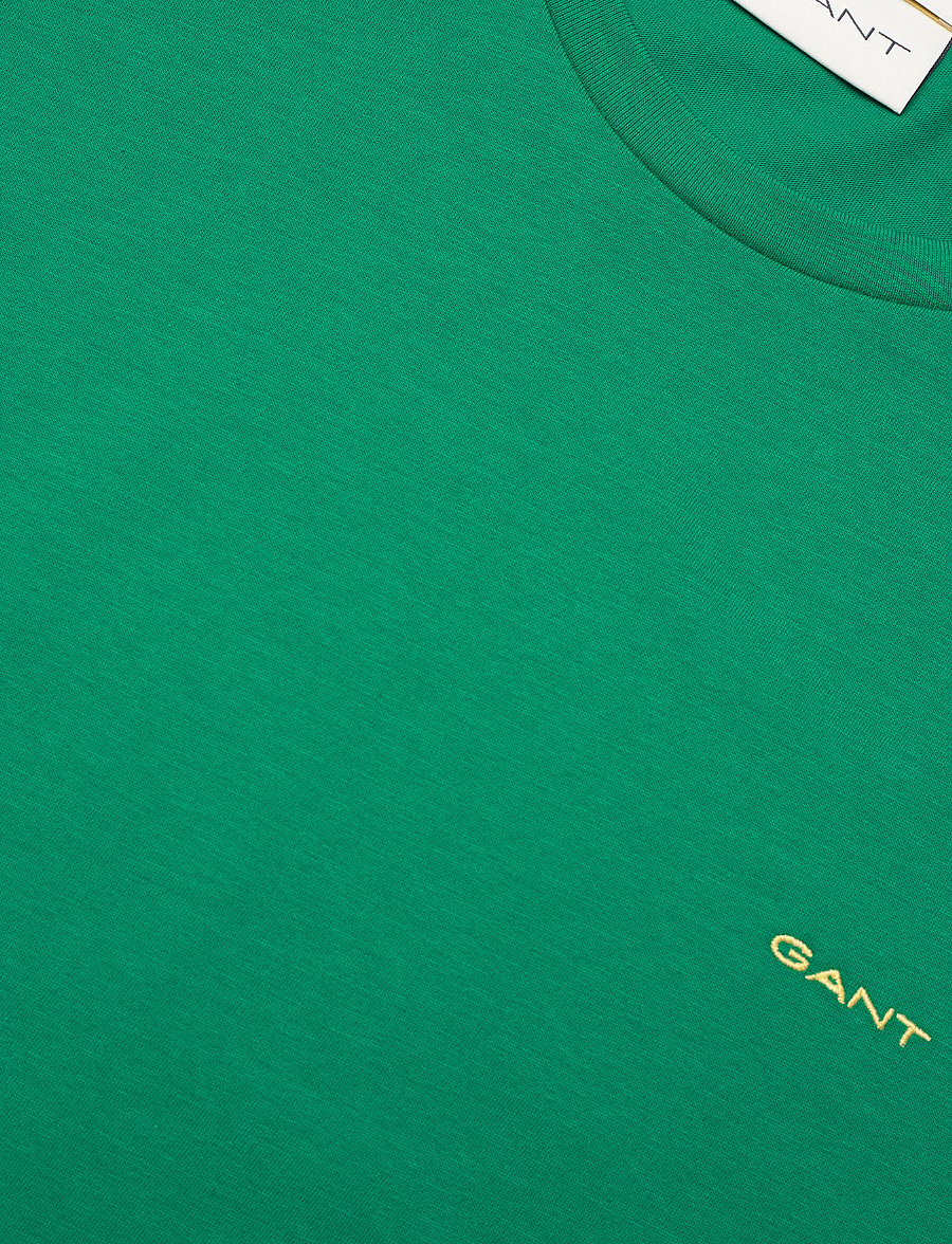Gant - CONTRAST LOGO SS T-SHIRT - deep green - 2