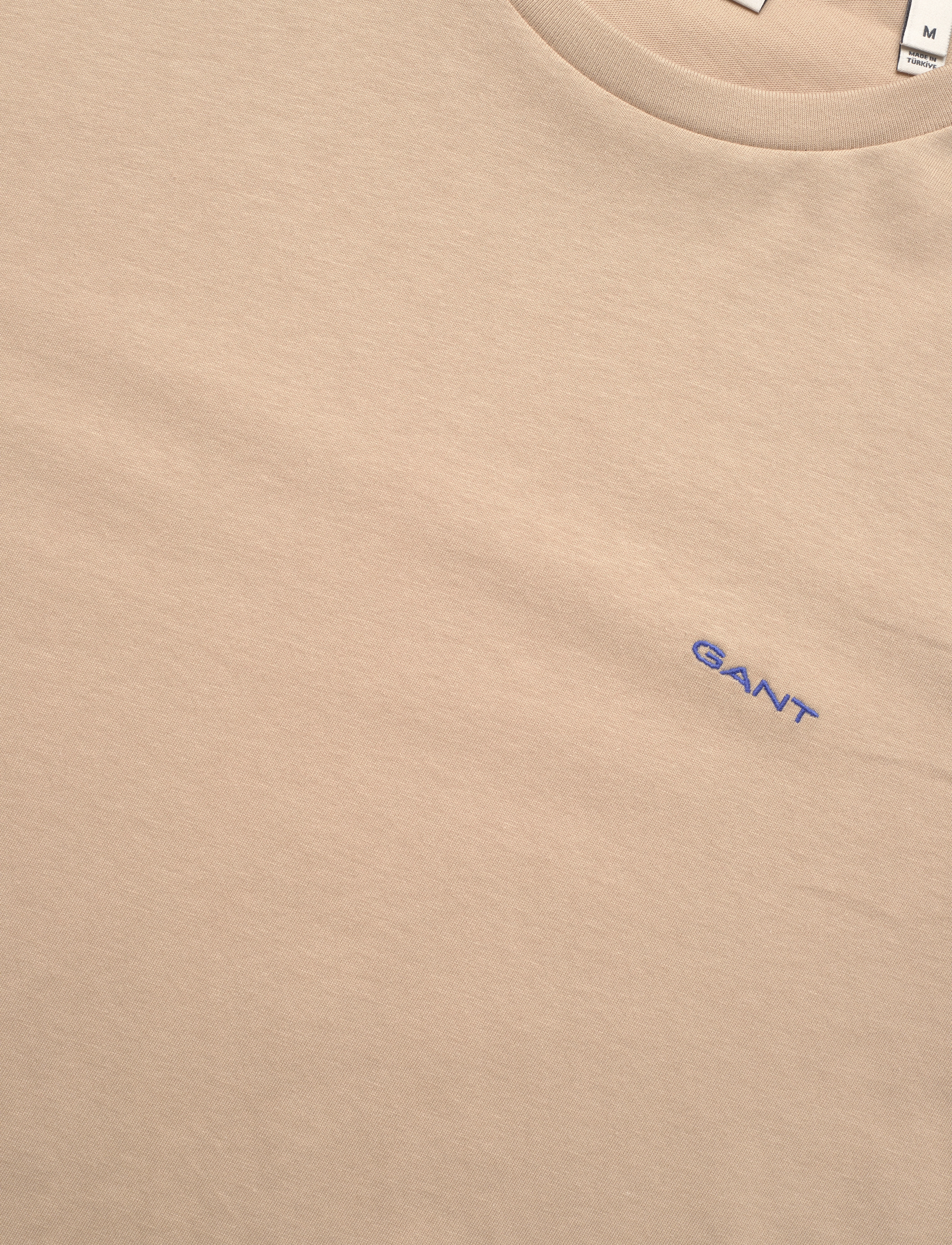 Gant - CONTRAST LOGO SS T-SHIRT - dry sand - 2