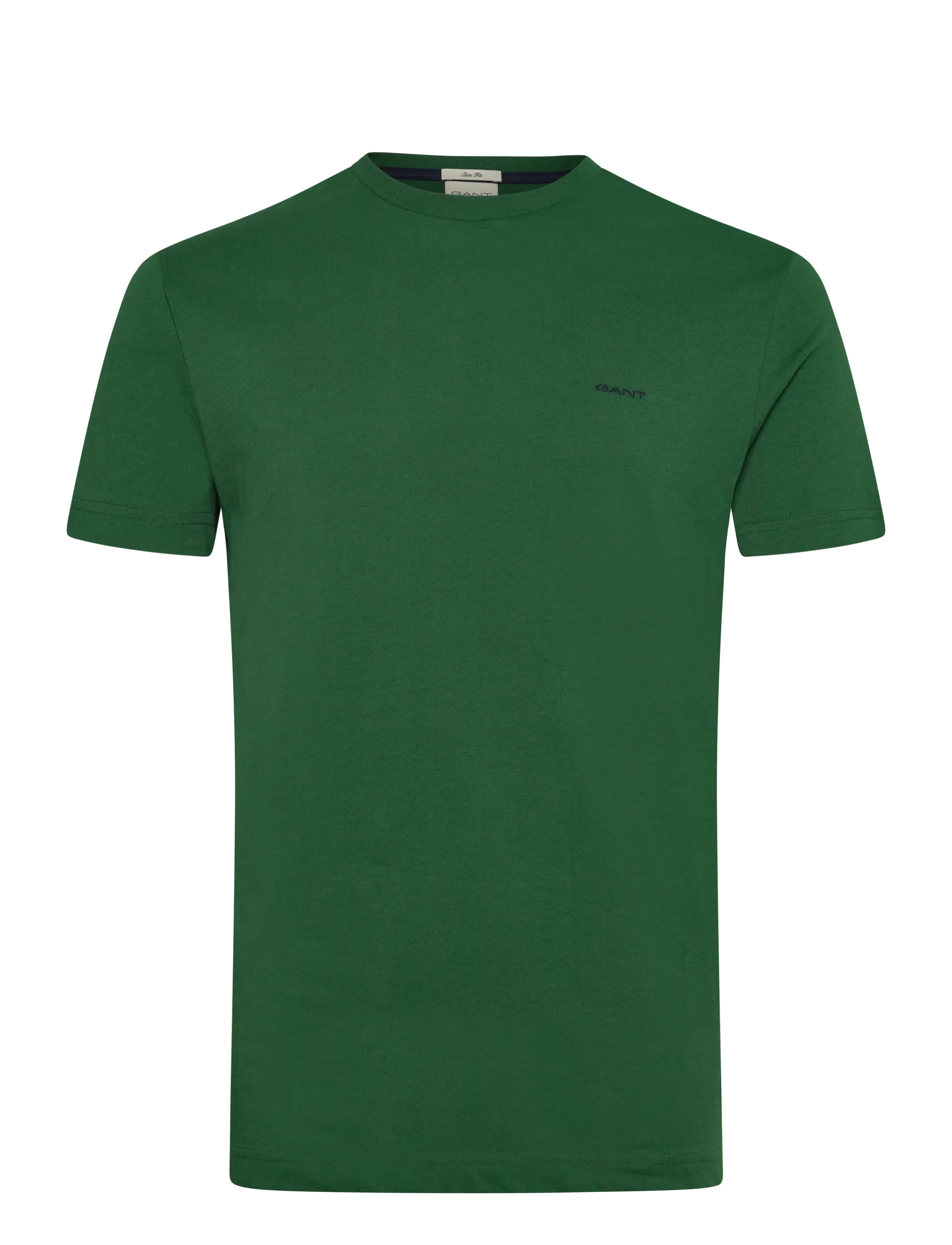 Gant CONTRAST LOGO SS T-SHIRT - Gant - FOREST GREEN / green