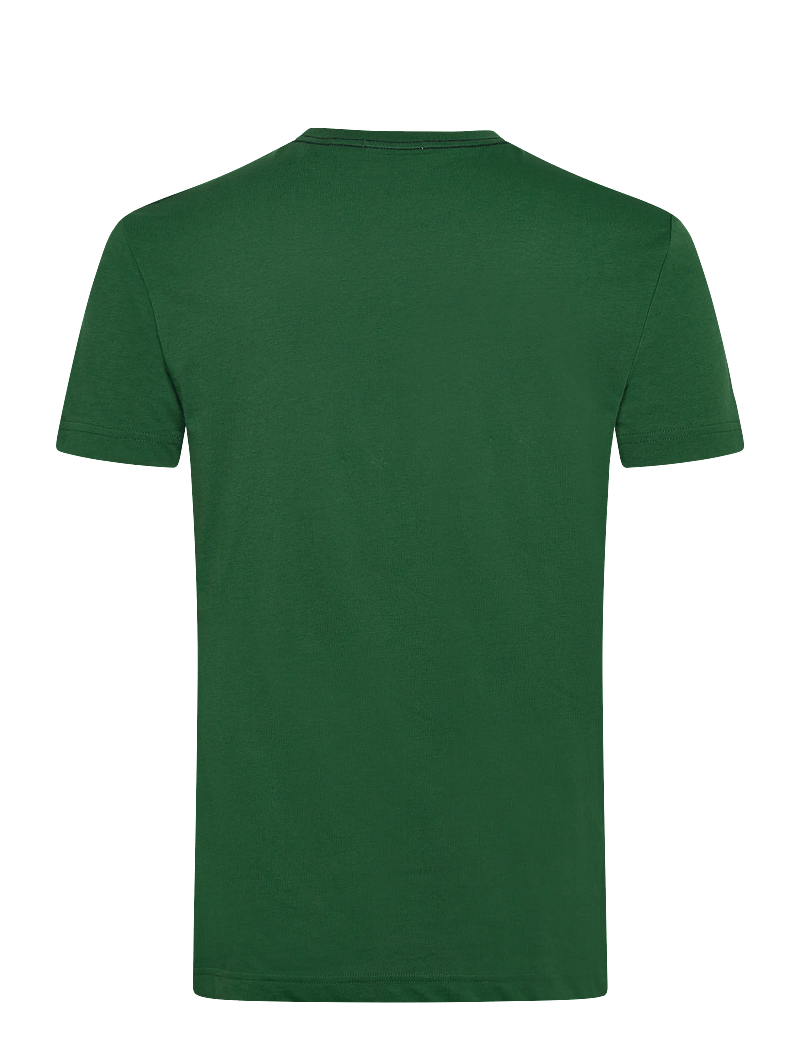 GANT - CONTRAST LOGO SS T-SHIRT - short-sleeved t-shirts - forest green - 1