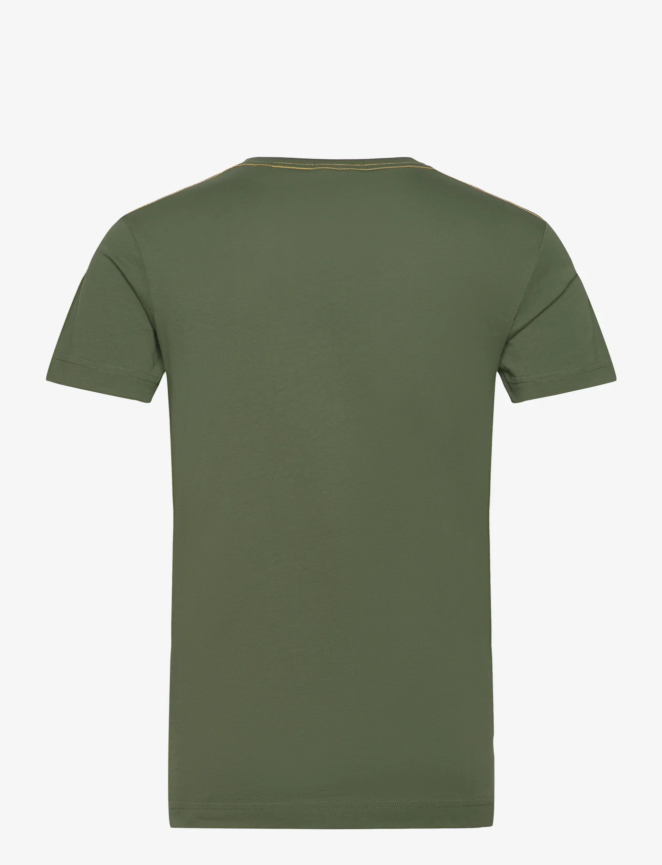 GANT - CONTRAST LOGO SS T-SHIRT - short-sleeved t-shirts - pine green - 1