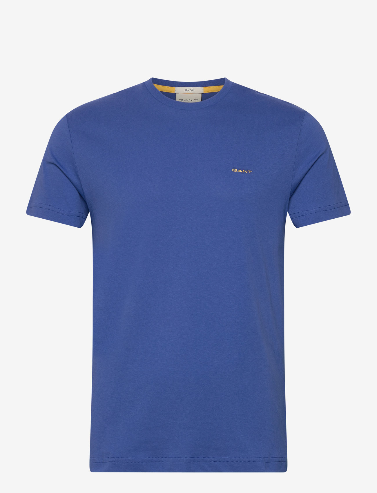 Gant - CONTRAST LOGO SS T-SHIRT - kurzärmelig - rich blue - 1