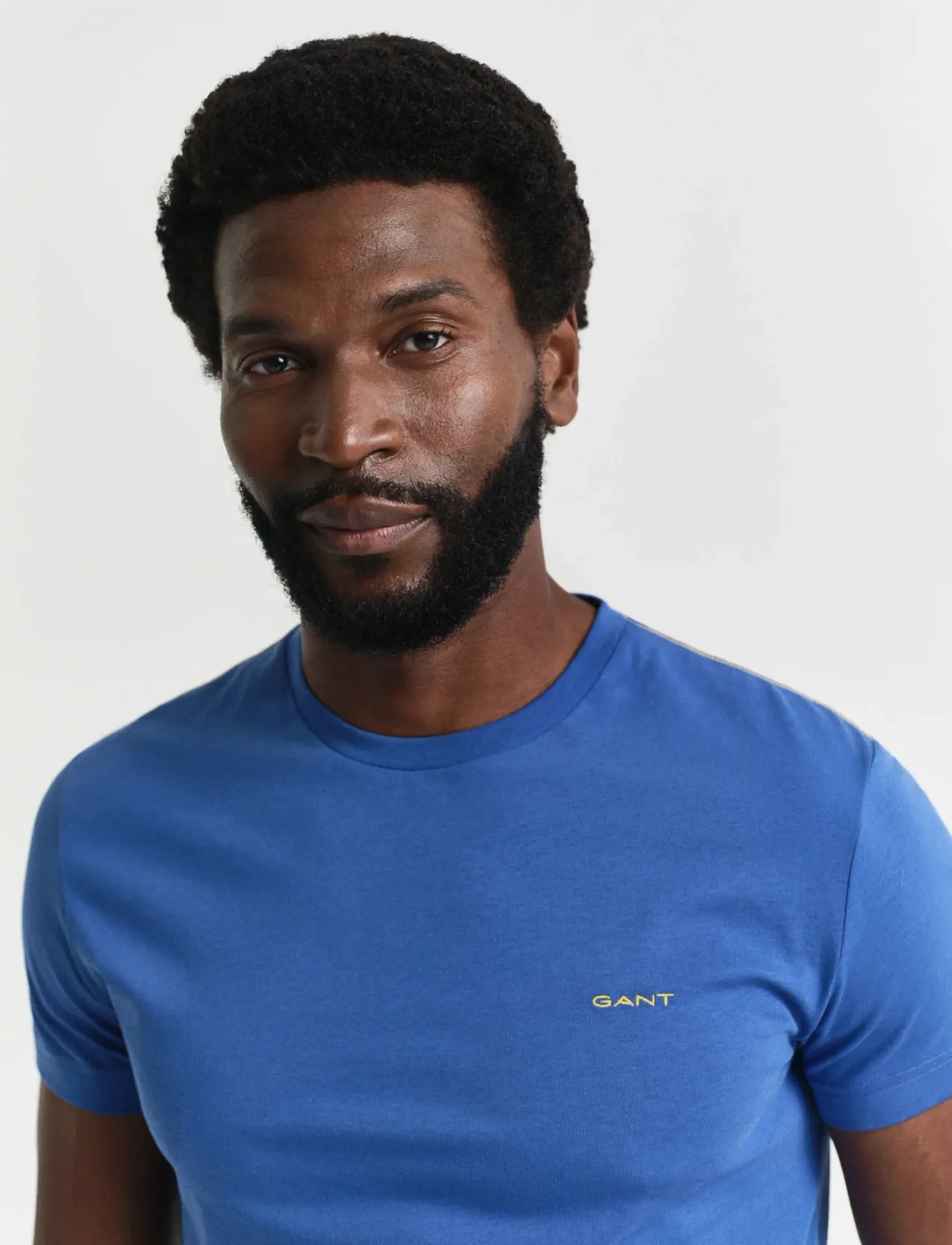 Gant - CONTRAST LOGO SS T-SHIRT - t-shirts à manches courtes - rich blue - 4