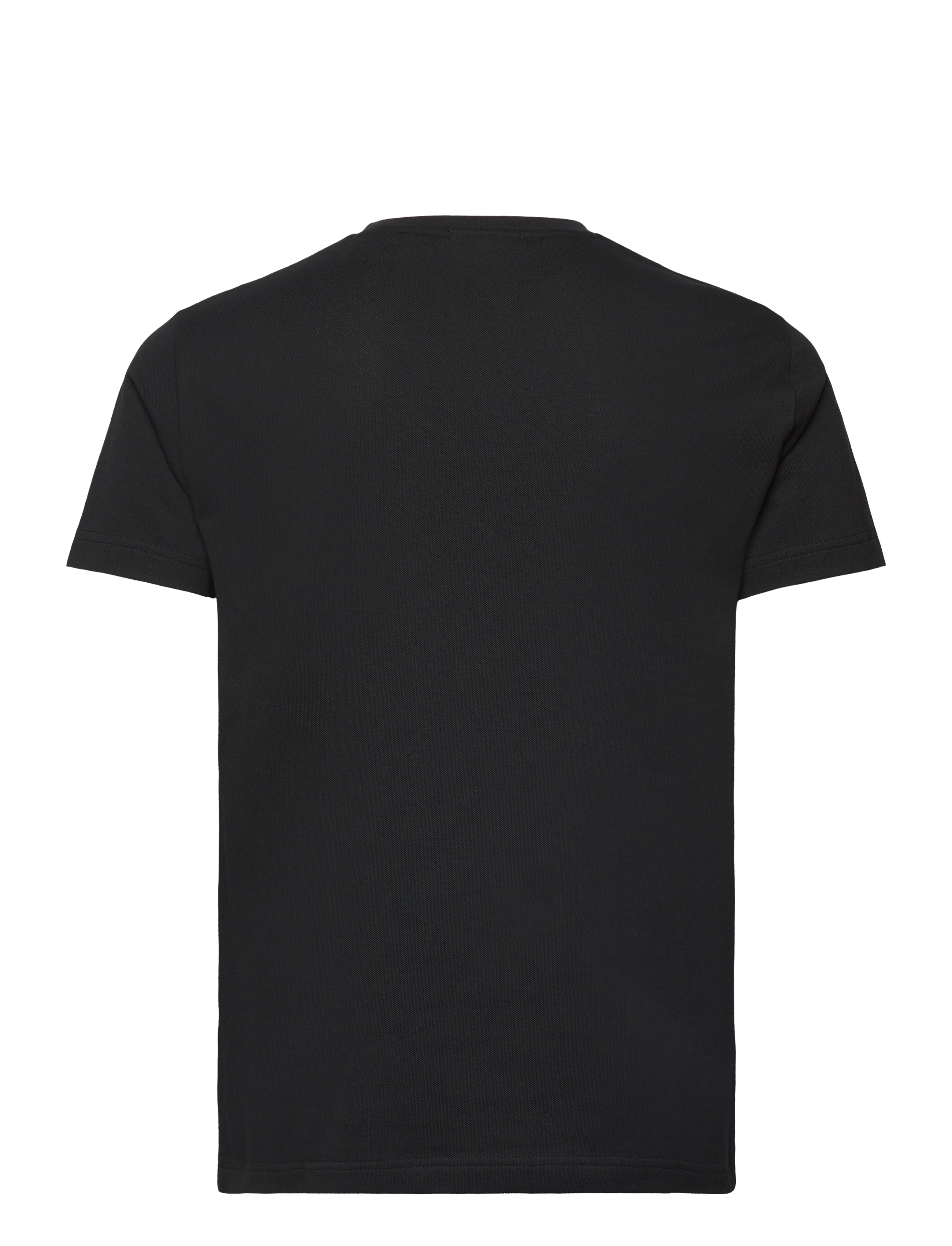 Gant - SLIM PIQUE SS T-SHIRT - kortærmede t-shirts - black - 2