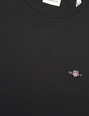 GANT - SLIM PIQUE SS T-SHIRT - kortärmade t-shirts - black - 2