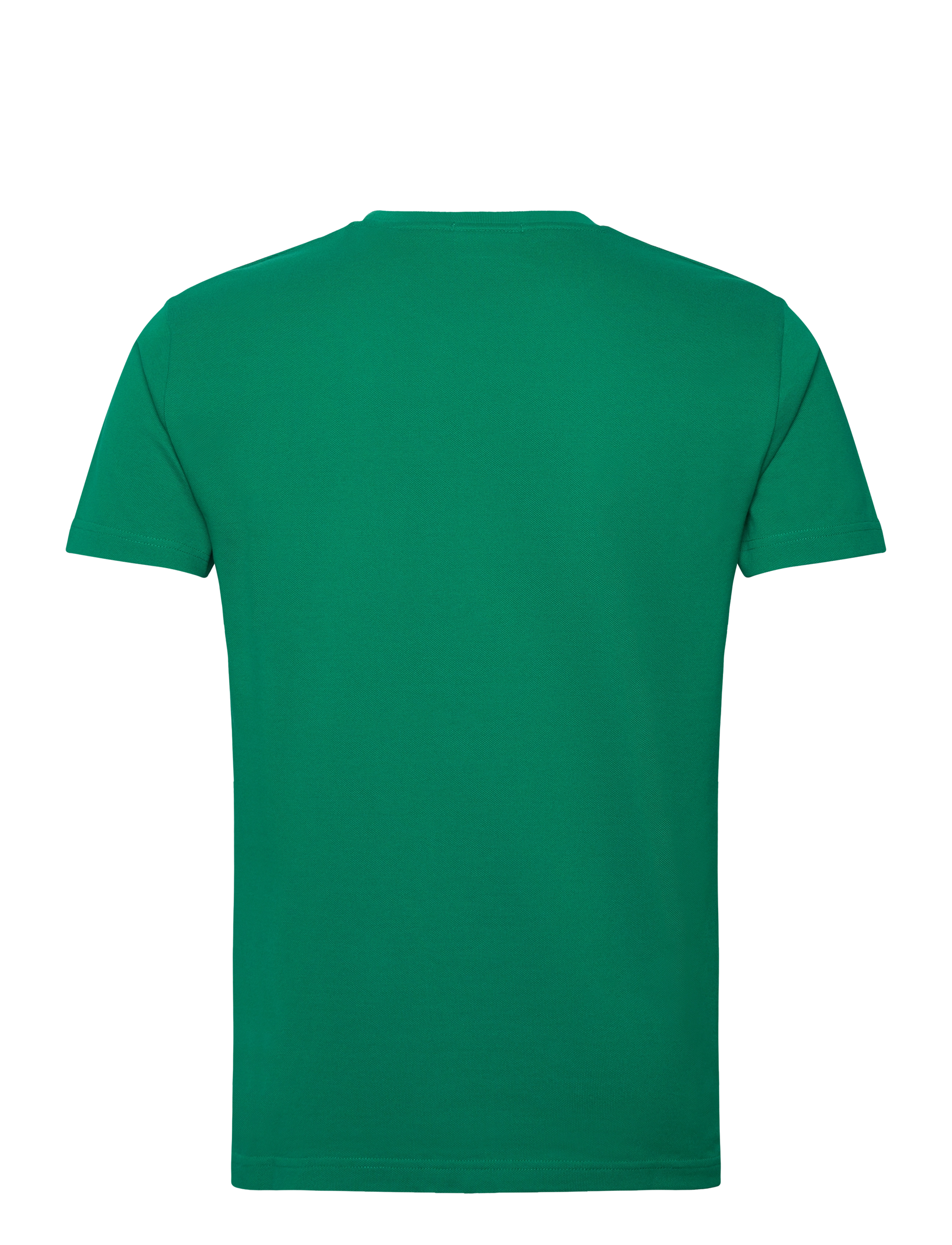 Gant - SLIM PIQUE SS T-SHIRT - kortærmede t-shirts - deep green - 1