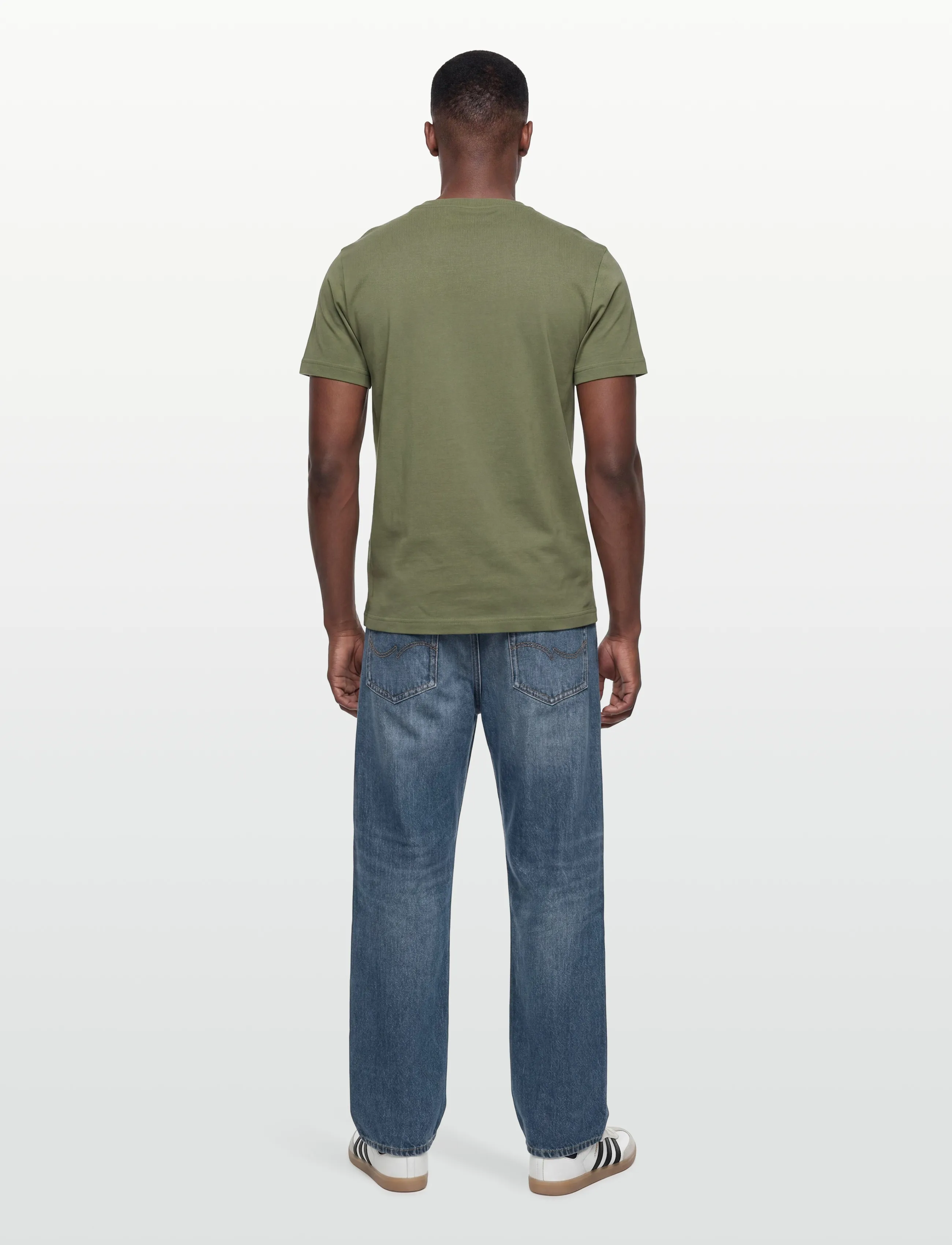Gant - SLIM PIQUE SS T-SHIRT - kortærmede t-shirts - dry herb green - 4