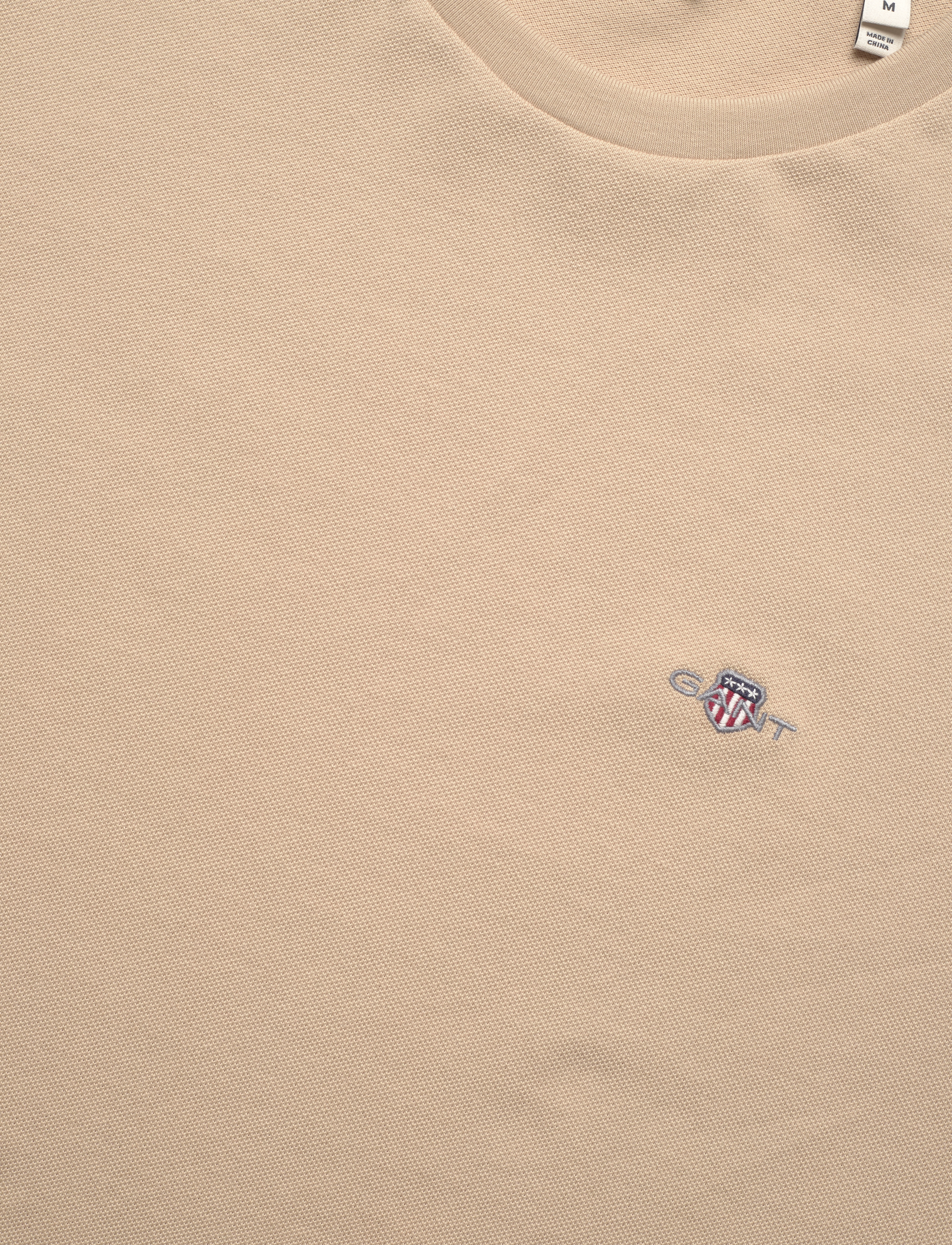 Gant - SLIM PIQUE SS T-SHIRT - lühikeste varrukatega t-särgid - dry sand - 2