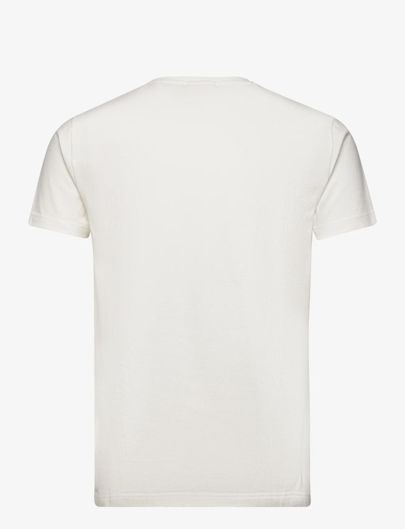 GANT - SLIM PIQUE SS T-SHIRT - t-shirts à manches courtes - eggshell - 1