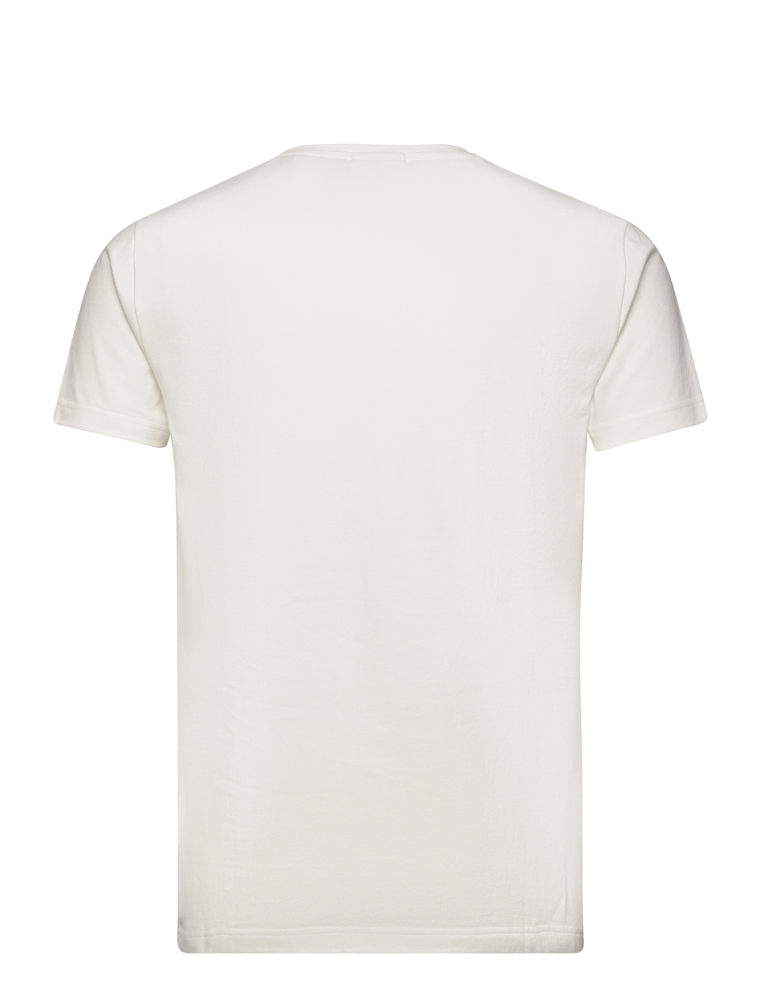 Gant - SLIM PIQUE SS T-SHIRT - lühikeste varrukatega t-särgid - eggshell - 2