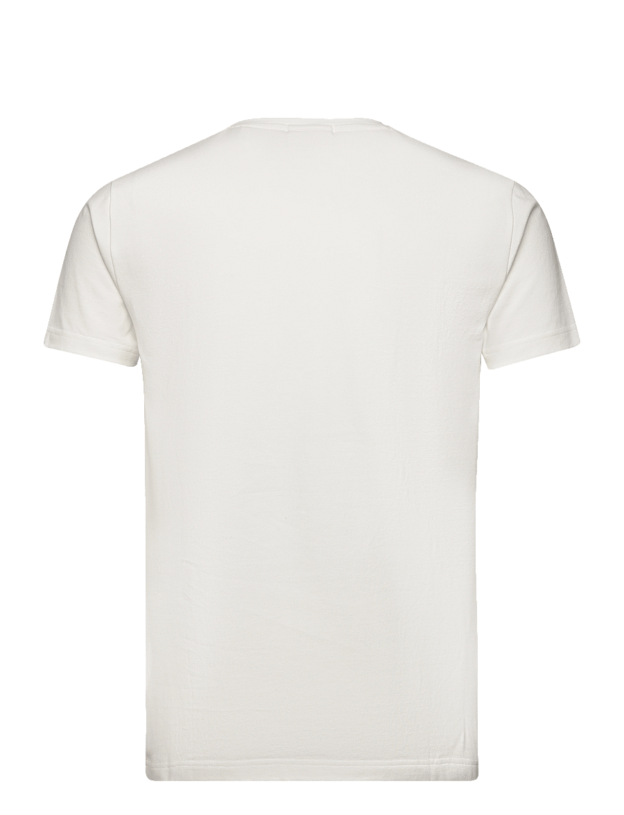 Gant - SLIM PIQUE SS T-SHIRT - short-sleeved t-shirts - eggshell - 2
