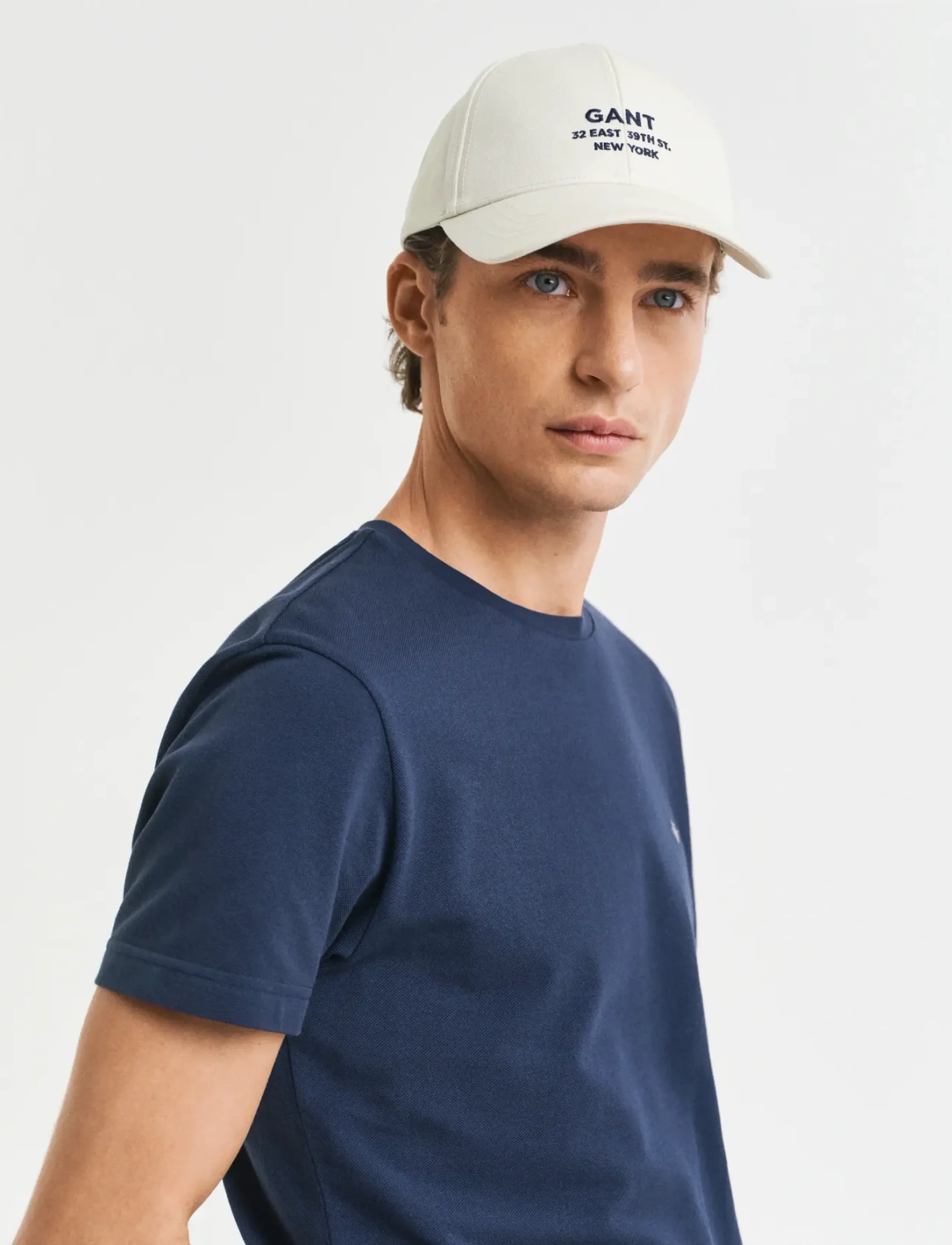 Gant - SLIM PIQUE SS T-SHIRT - t-shirts à manches courtes - evening blue - 4
