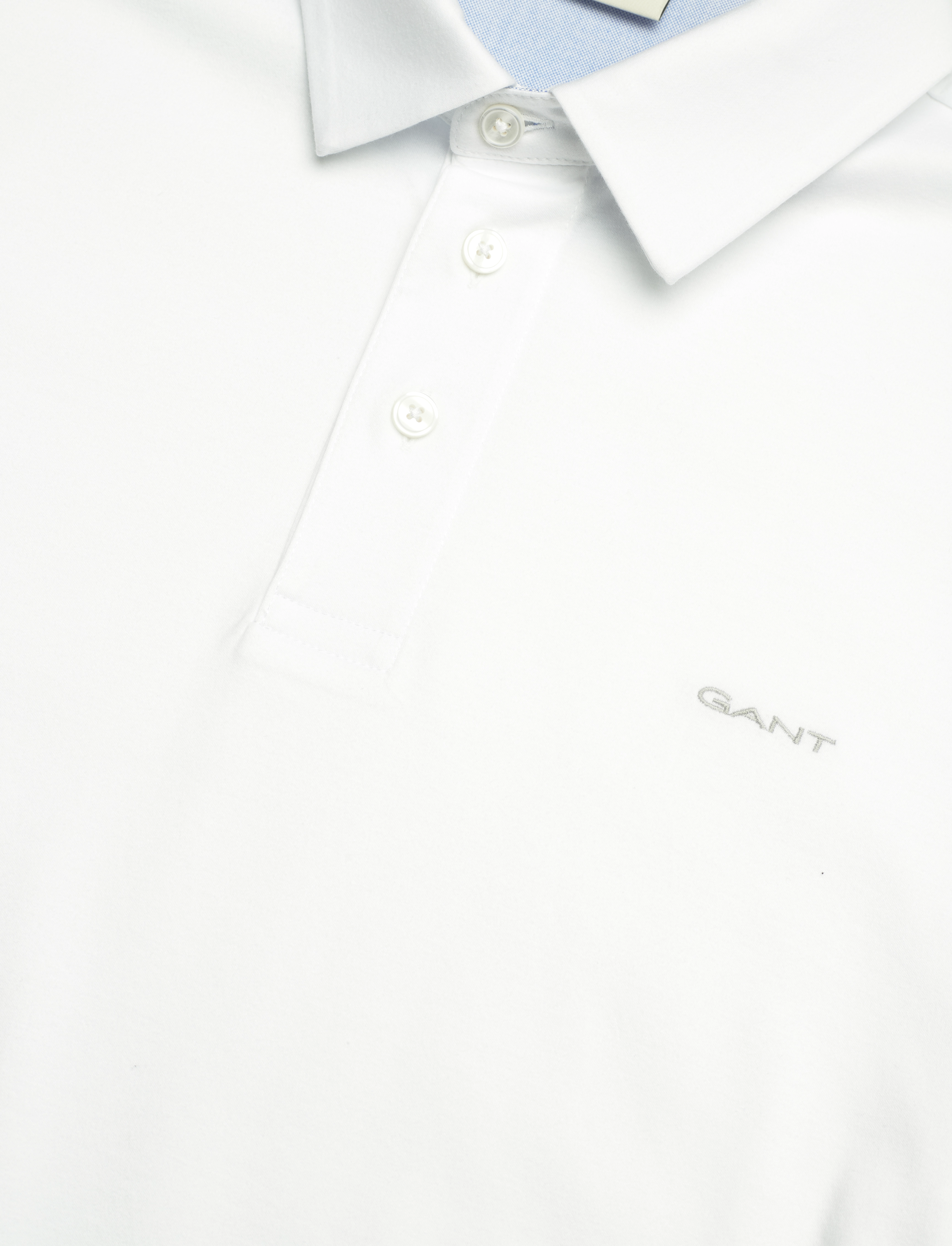 GANT - MERCERIZED JERSEY SS RUGGER - white - 2