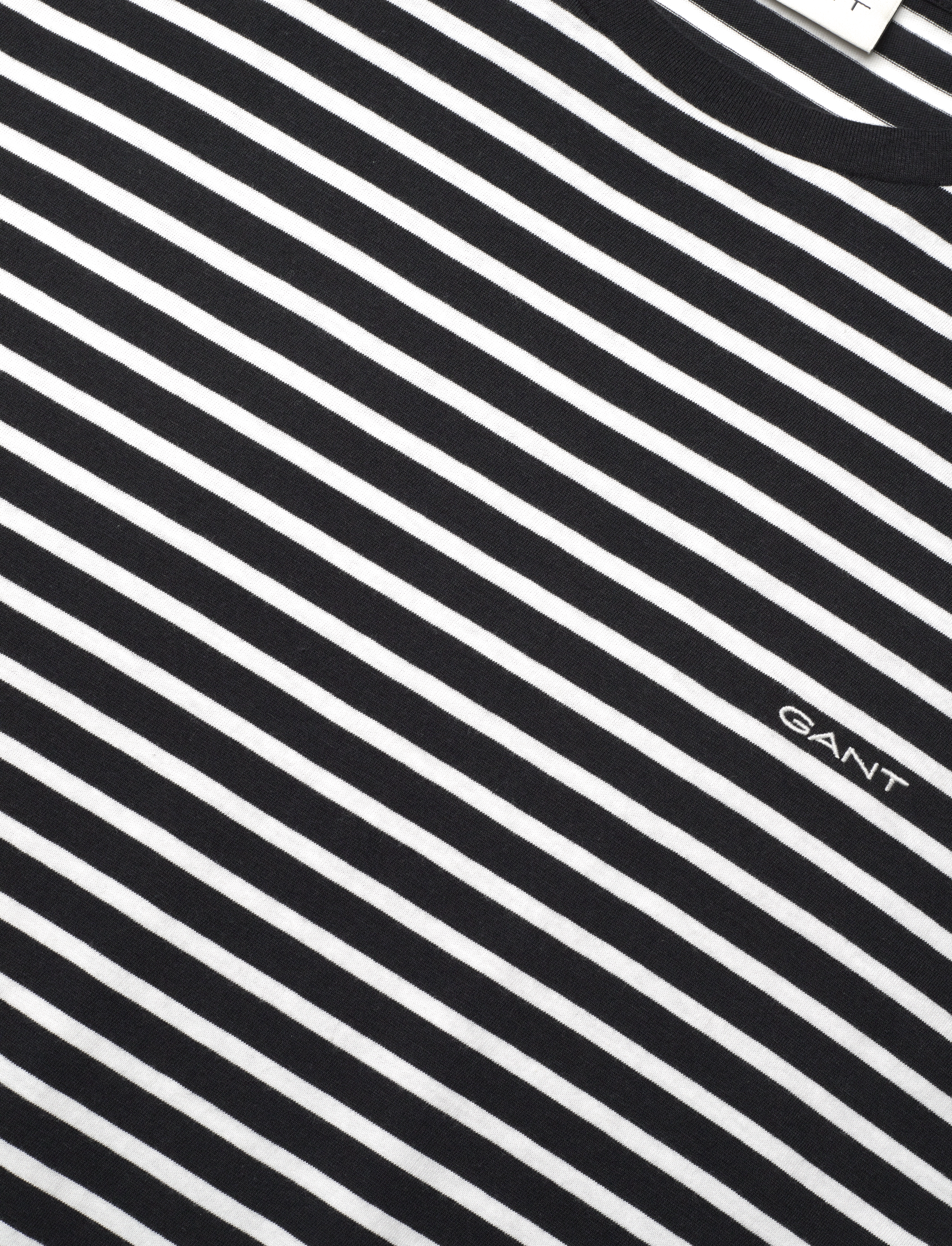 GANT - STRIPED T-SHIRT - black - 2