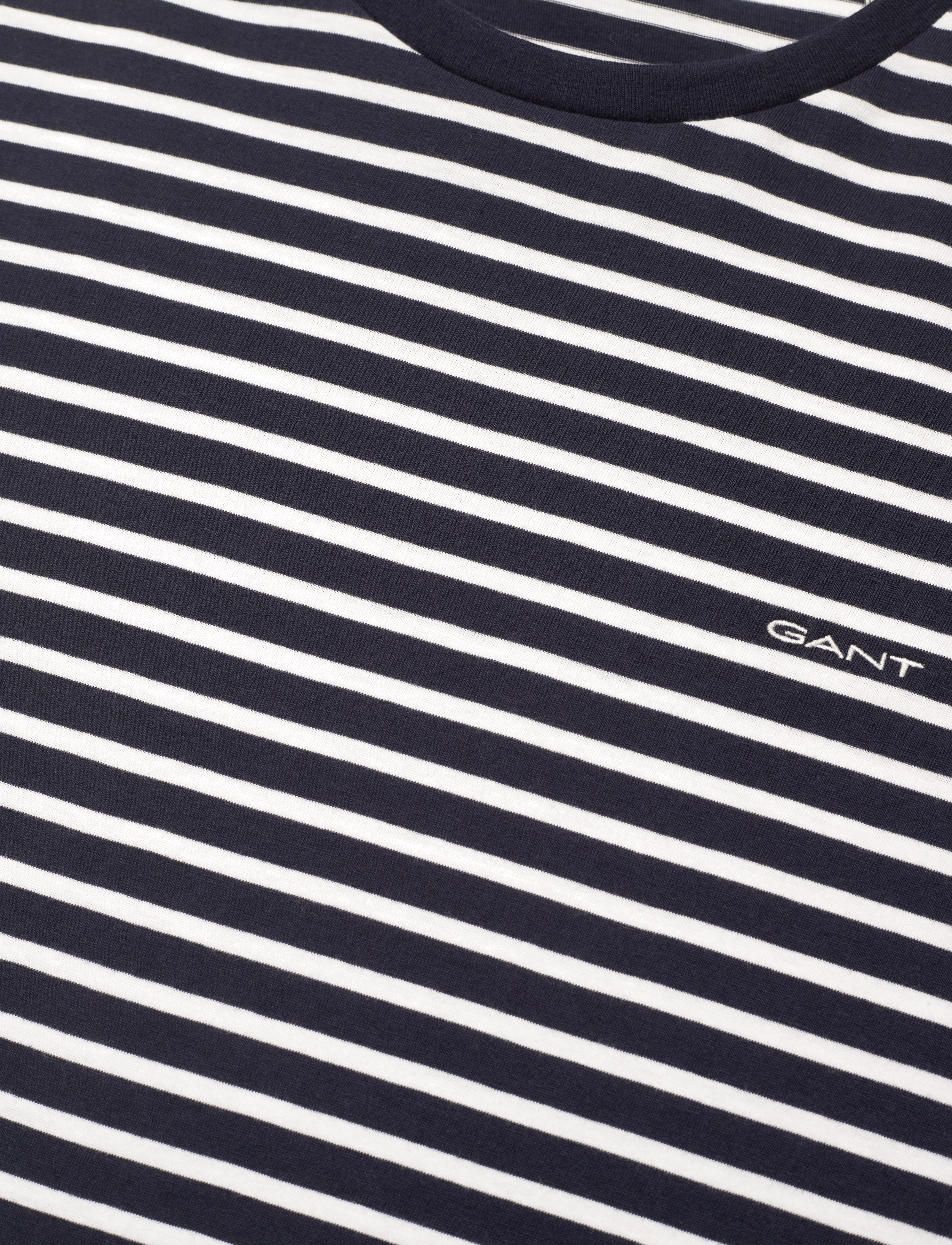 GANT - STRIPED T-SHIRT - evening blue - 2