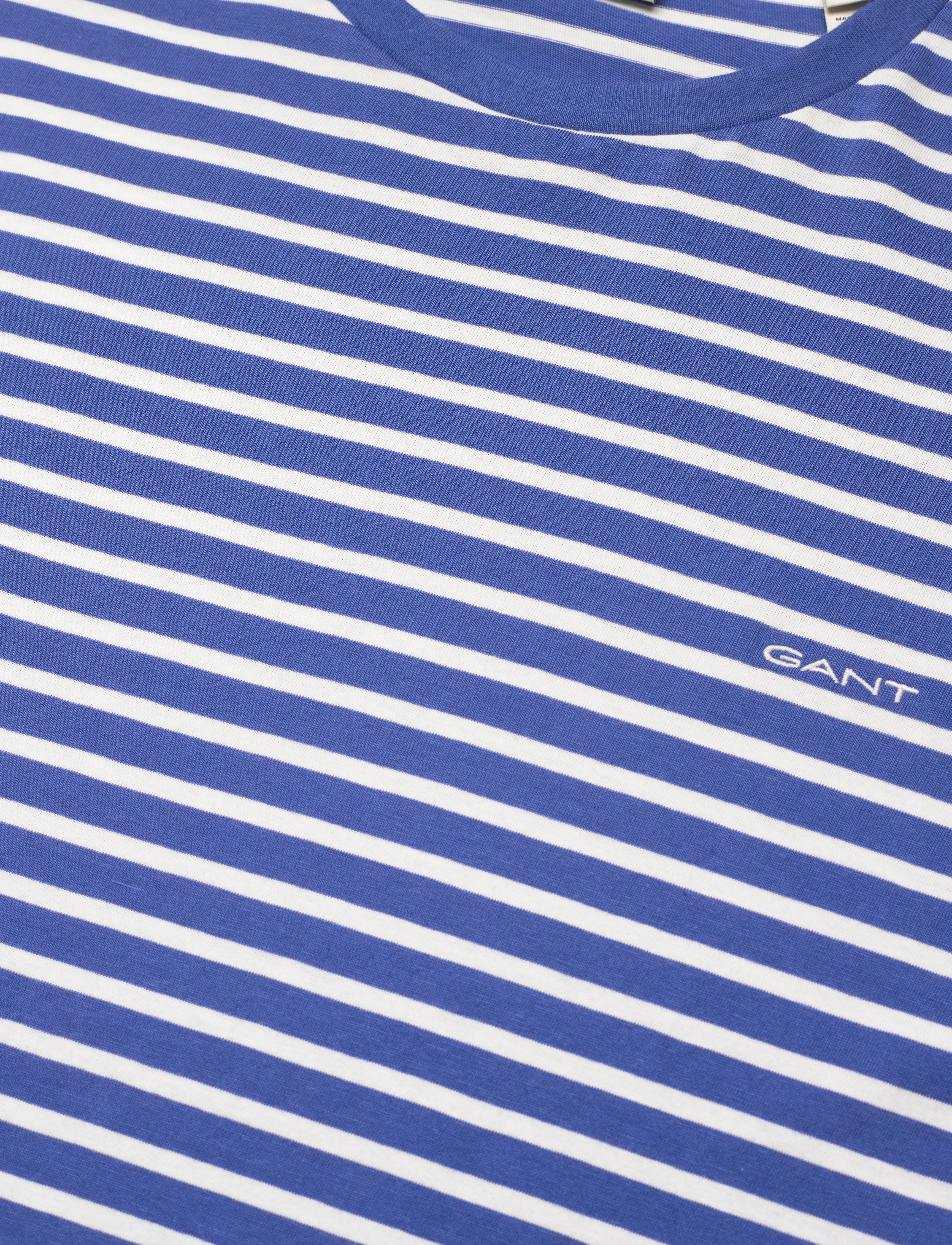 GANT - STRIPED T-SHIRT - rich blue - 2