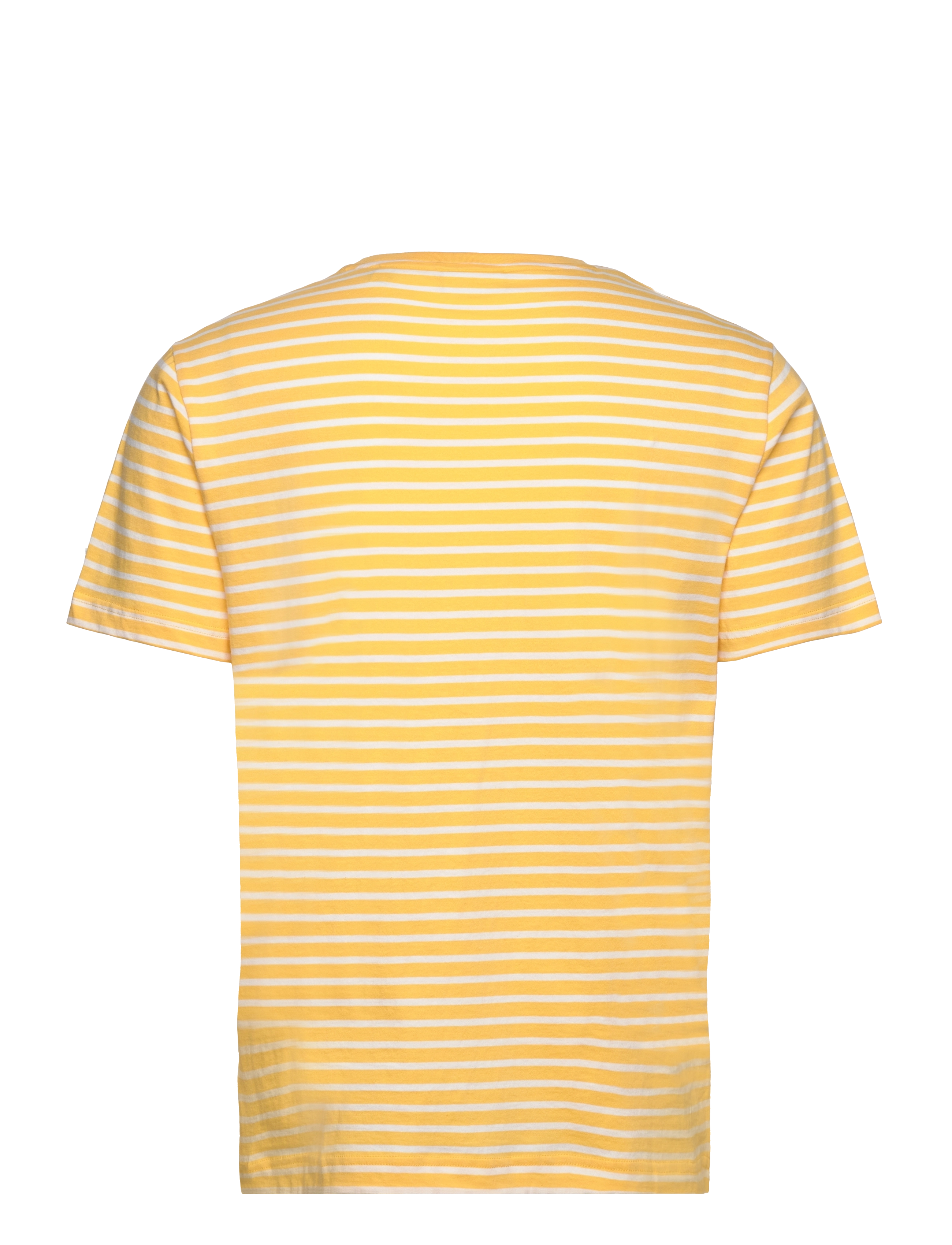 GANT - STRIPED T-SHIRT - smooth yellow - 1