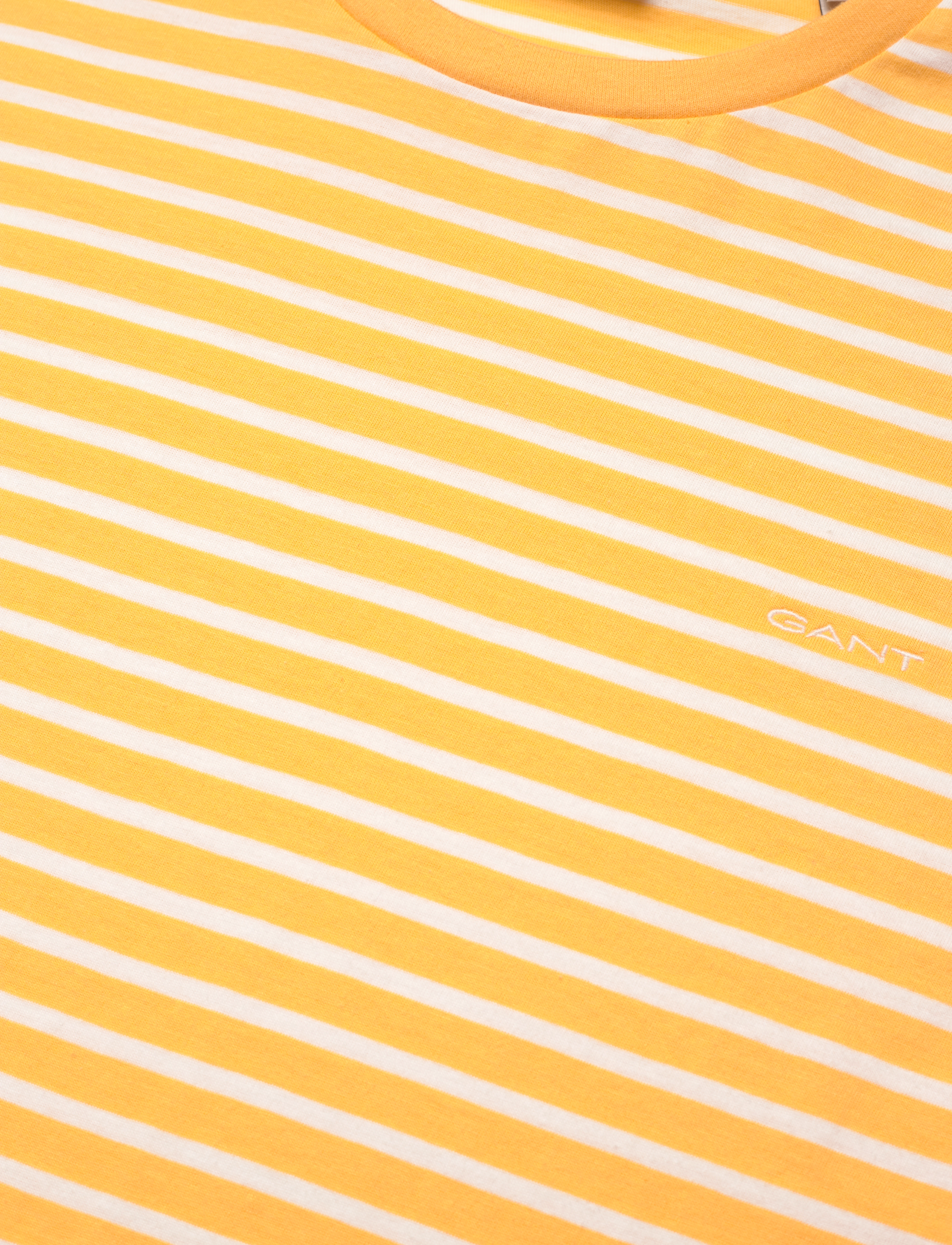 GANT - STRIPED T-SHIRT - smooth yellow - 2