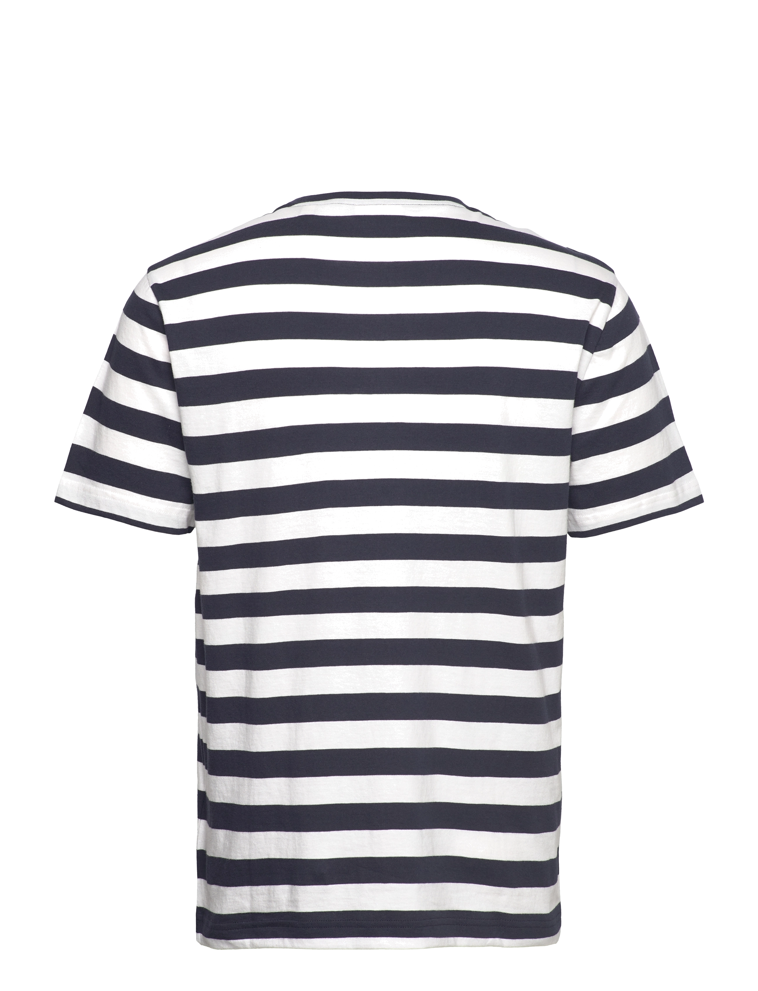GANT - STRIPE SS T-SHIRT - evening blue - 1
