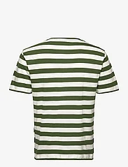 GANT - STRIPE SS T-SHIRT - kortärmade t-shirts - pine green - 1