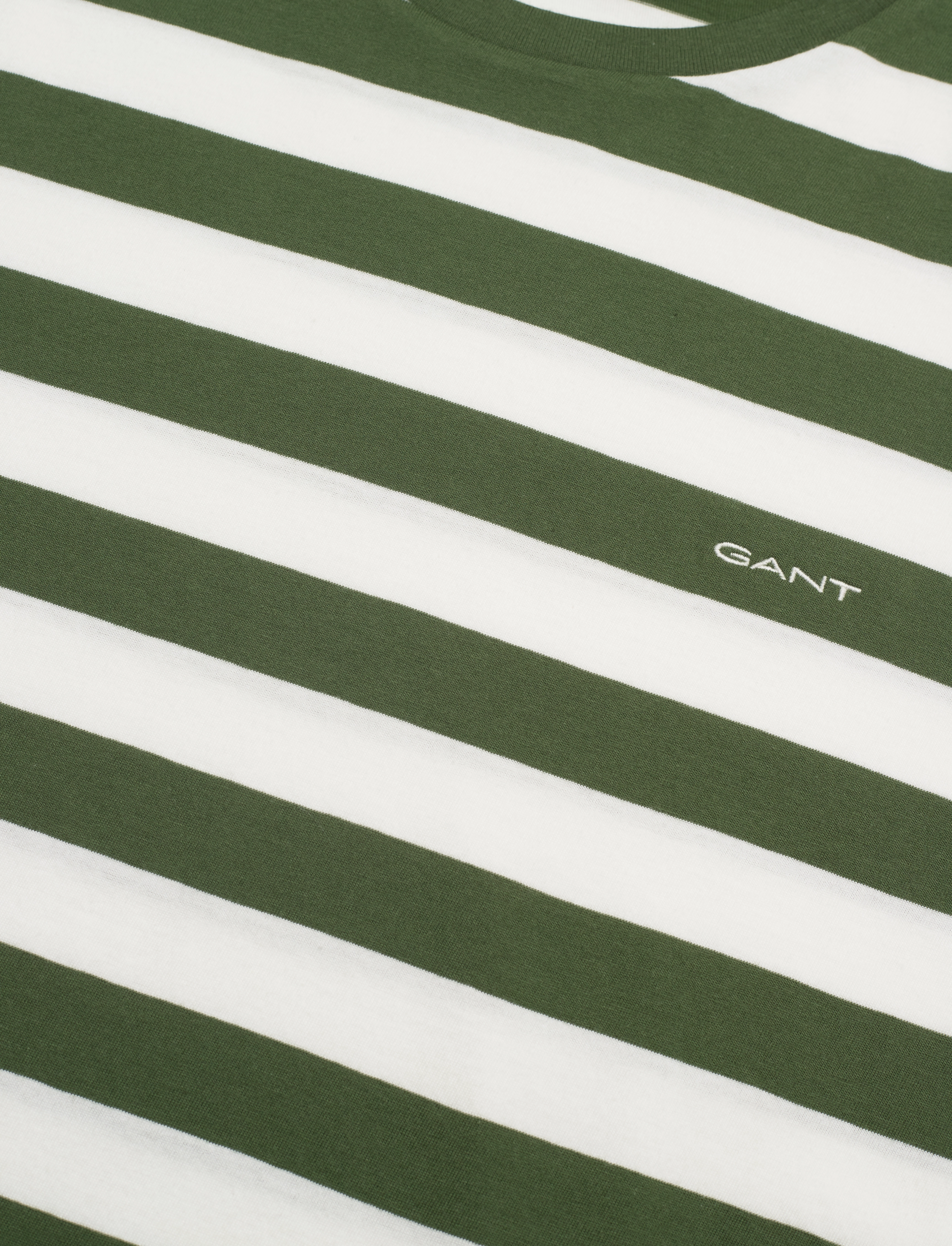 GANT - STRIPE SS T-SHIRT - pine green - 2