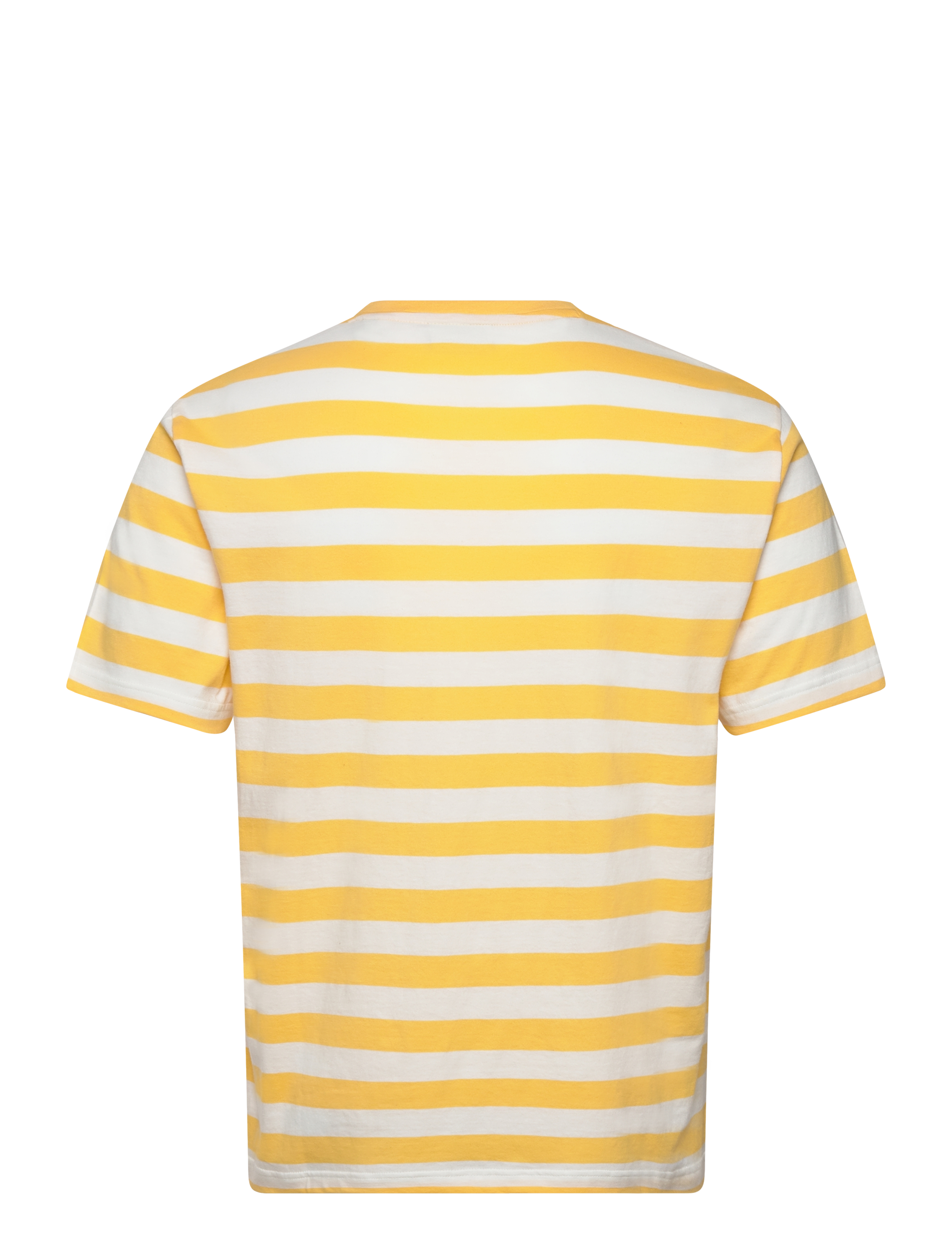 GANT - STRIPE SS T-SHIRT - smooth yellow - 1