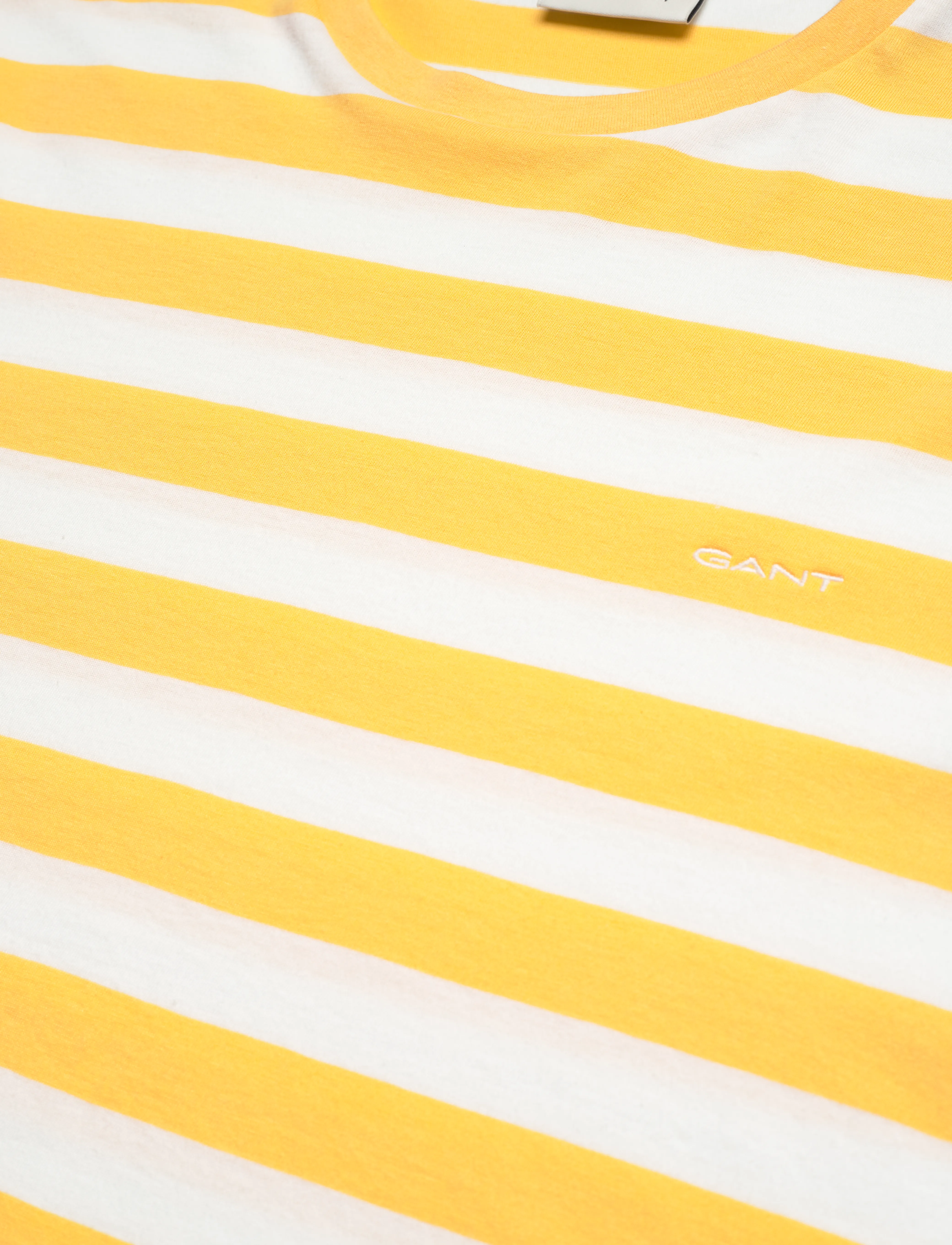 GANT - STRIPE SS T-SHIRT - smooth yellow - 2