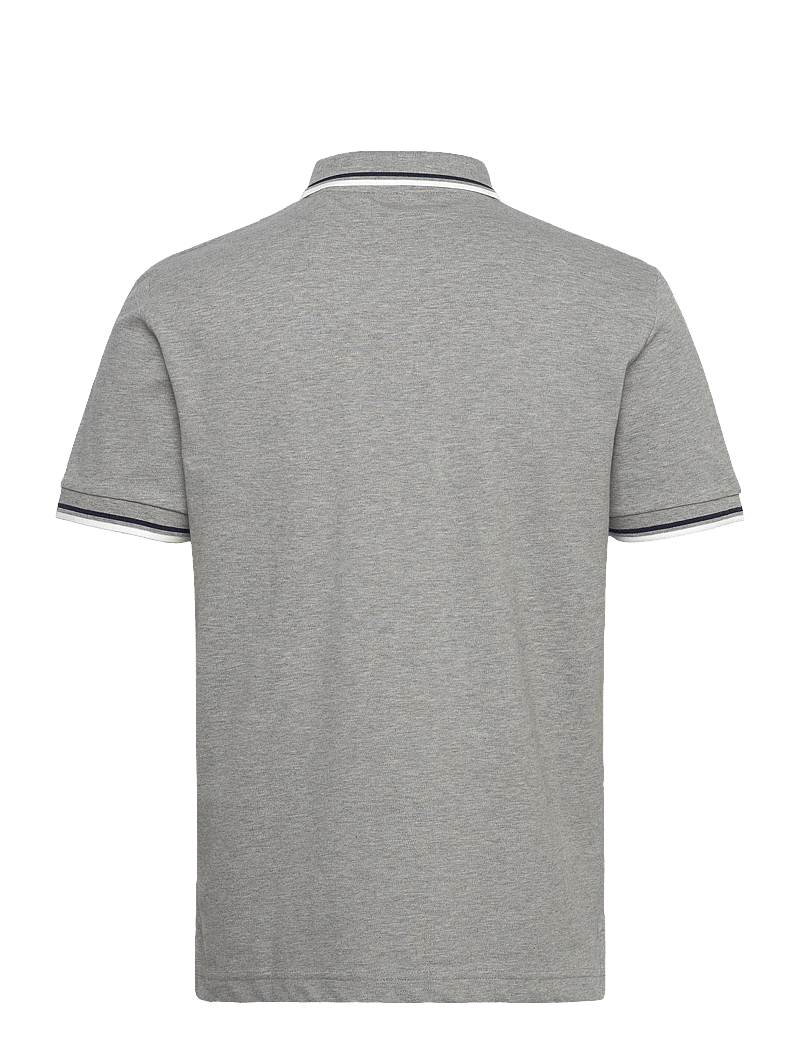 GANT - 2-COL TIPPING SS PIQUE POLO - kortärmade pikéer - grey melange - 1