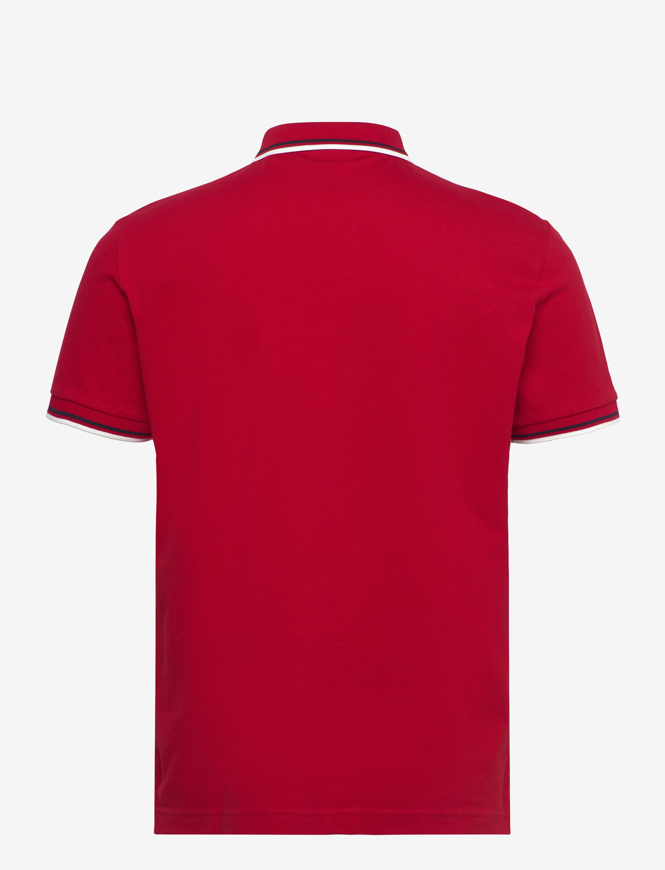 GANT - 2-COL TIPPING SS PIQUE POLO - kortærmede poloer - ruby red - 1
