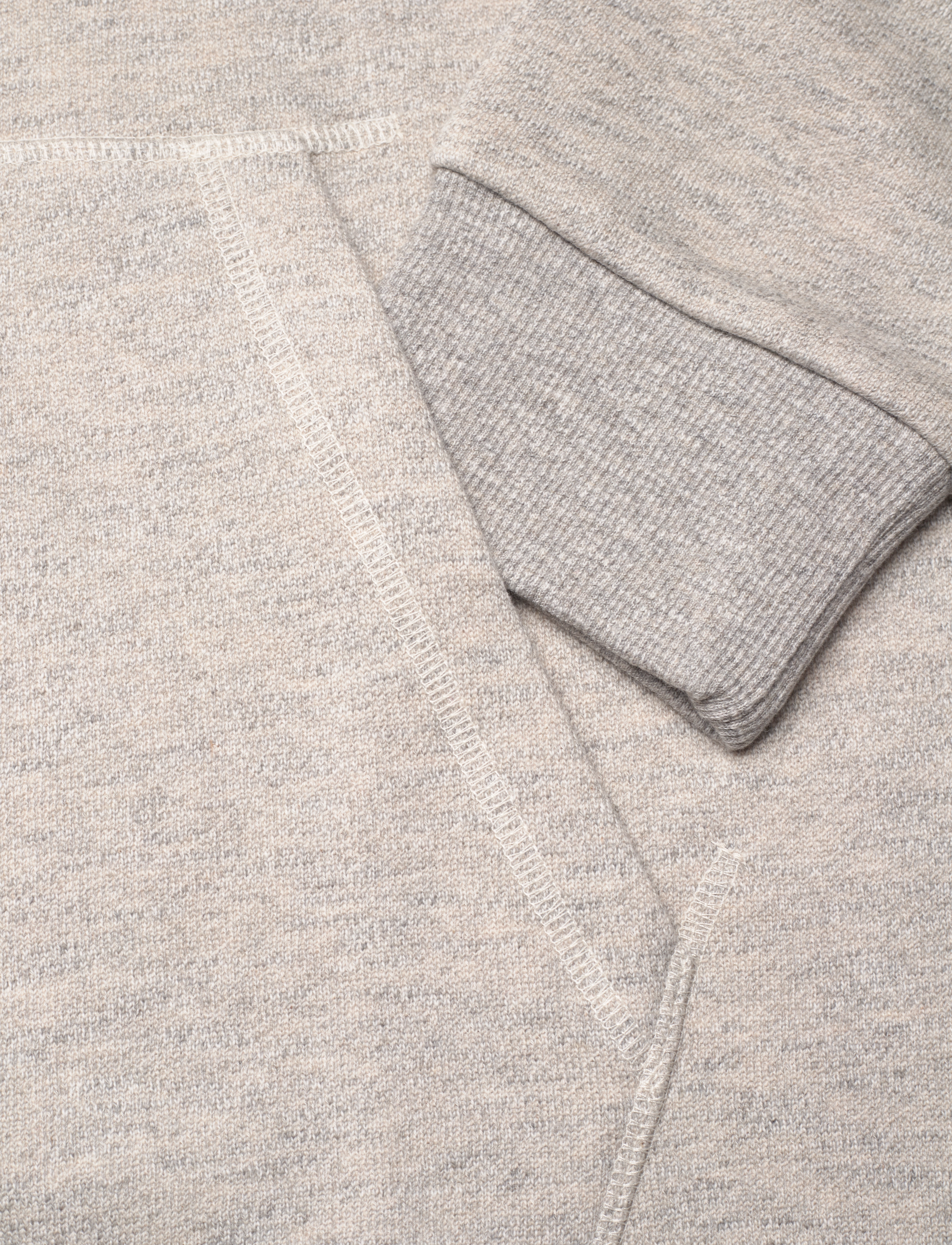 GANT - CUT OFF HOODIE - grey melange - 3