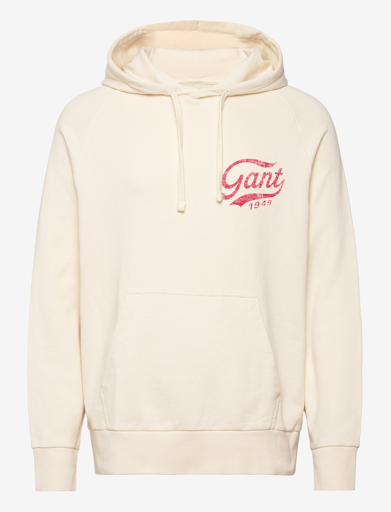 GANT - HEAVY WASH HOODIE - kapuutsiga dressipluusid - cream - 1