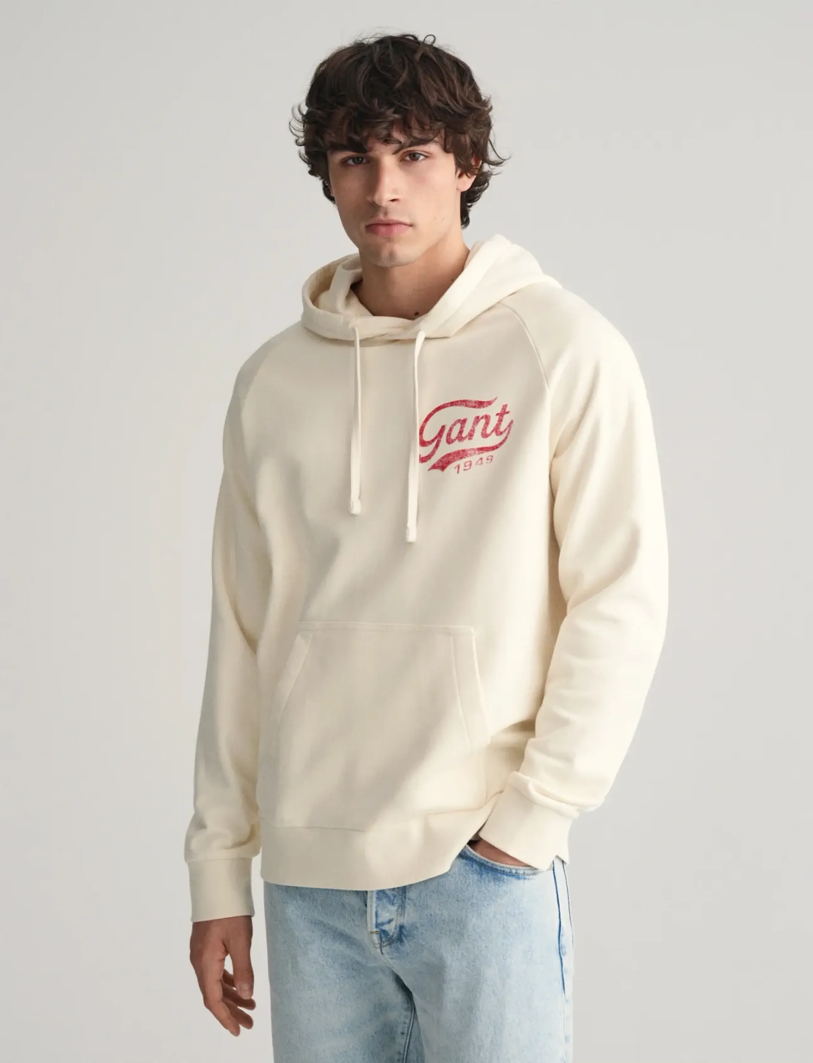 GANT HEAVY WASH HOODIE - Kleidung - CREAM / cream