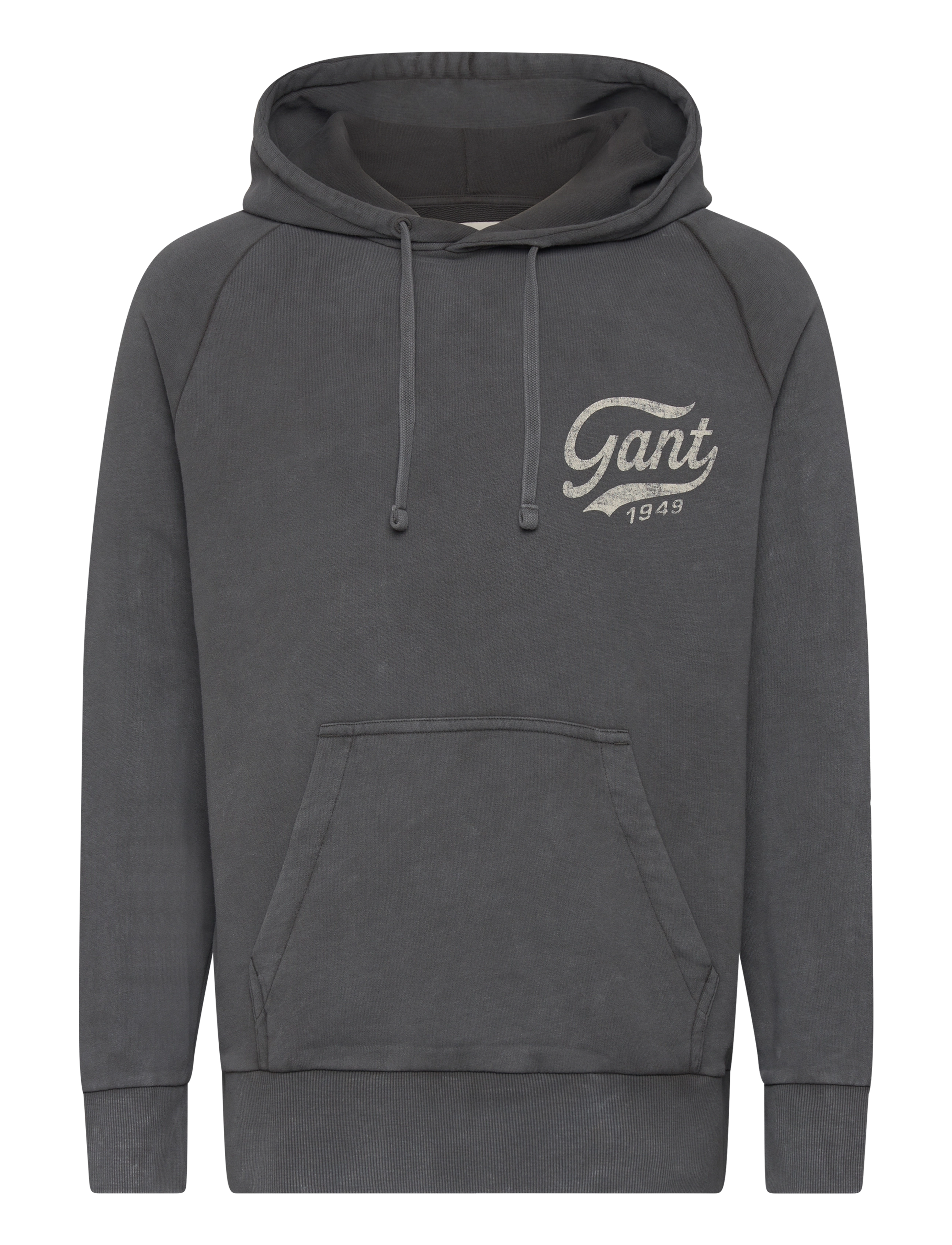 GANT - HEAVY WASH HOODIE - dark graphite - 1