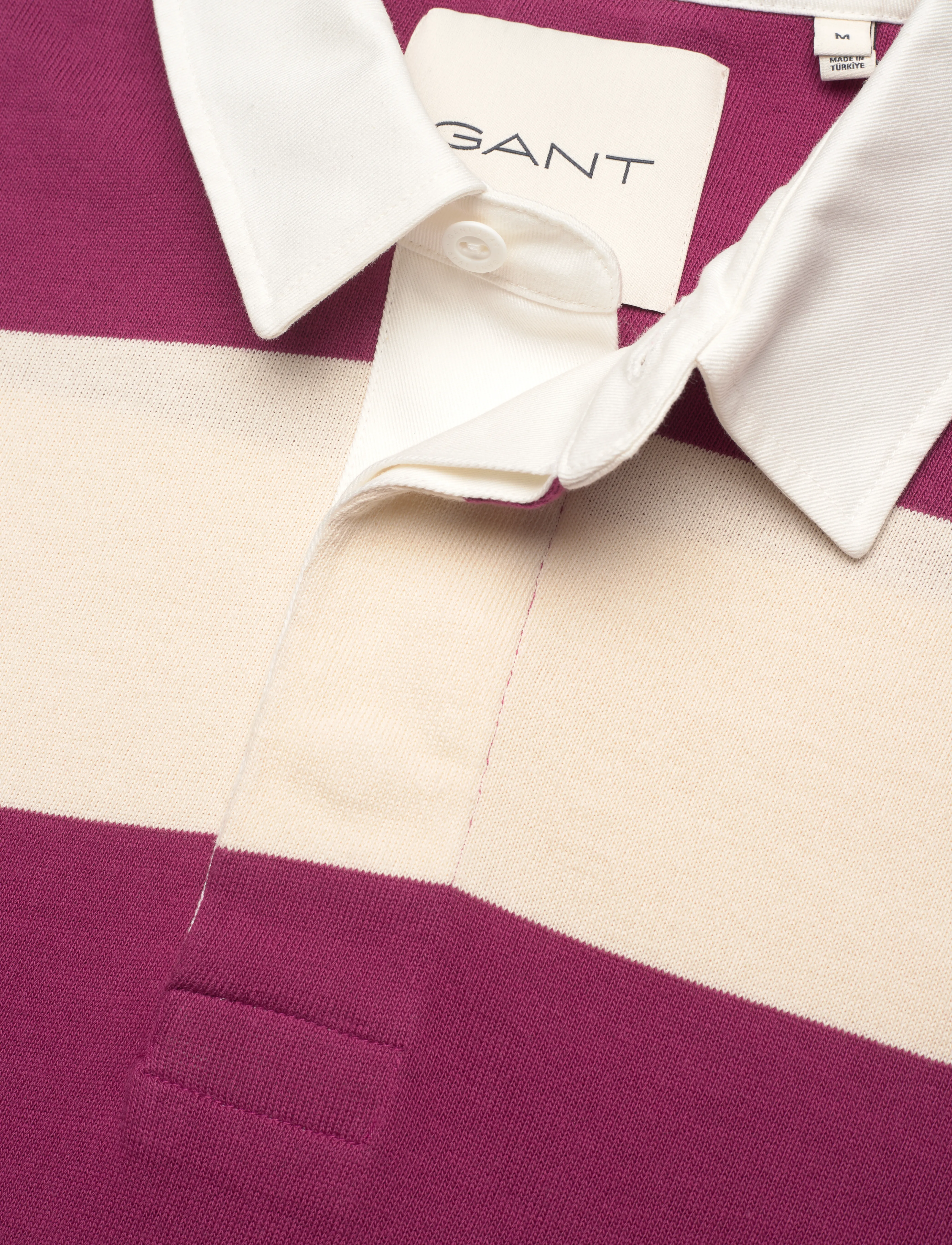 GANT - BLOCK STRIPE HEAVY RUGGER - beautyberry purple - 2